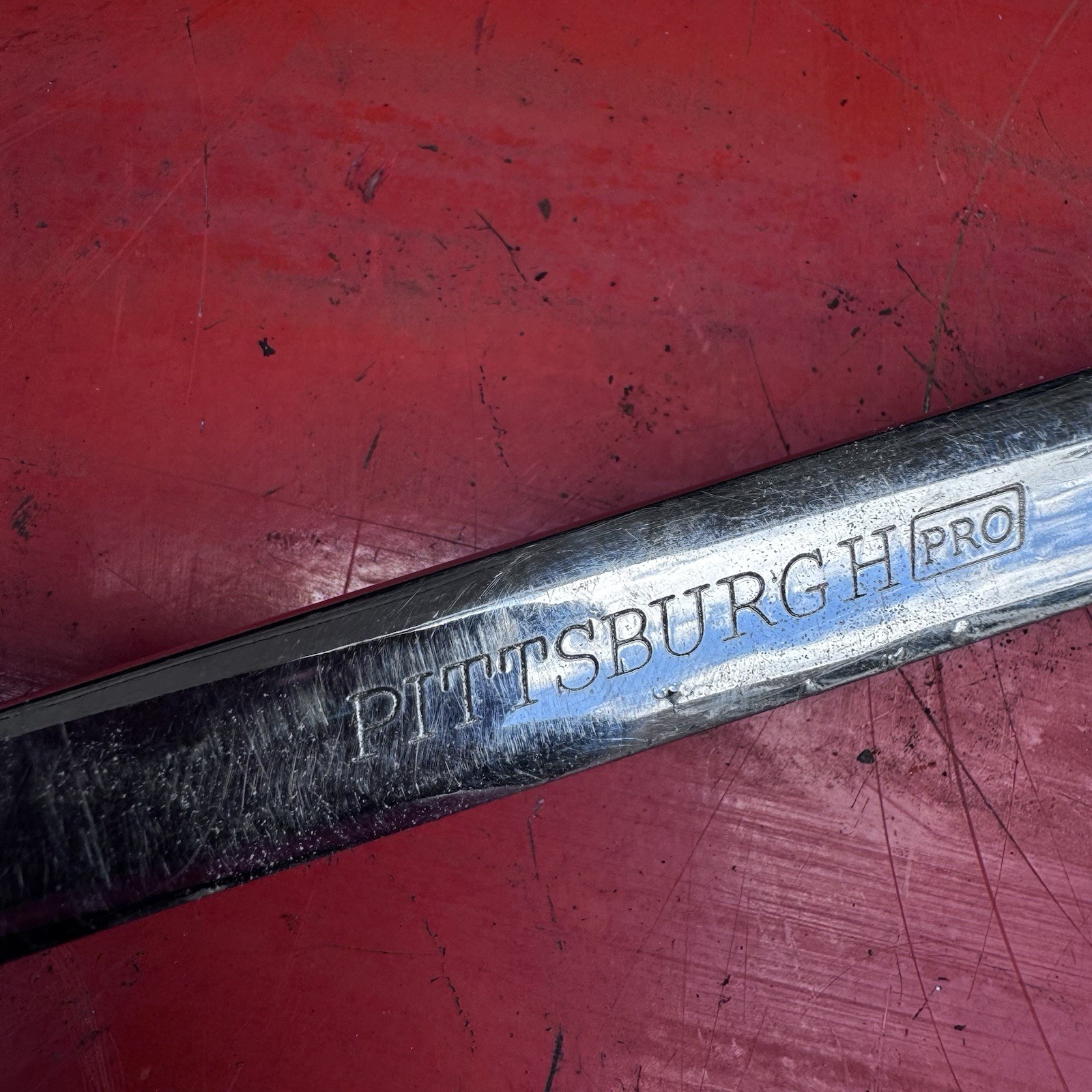 Pittsburgh Pro Extra Long Double Flex Head Ratchet 3/8” Drive Chrome