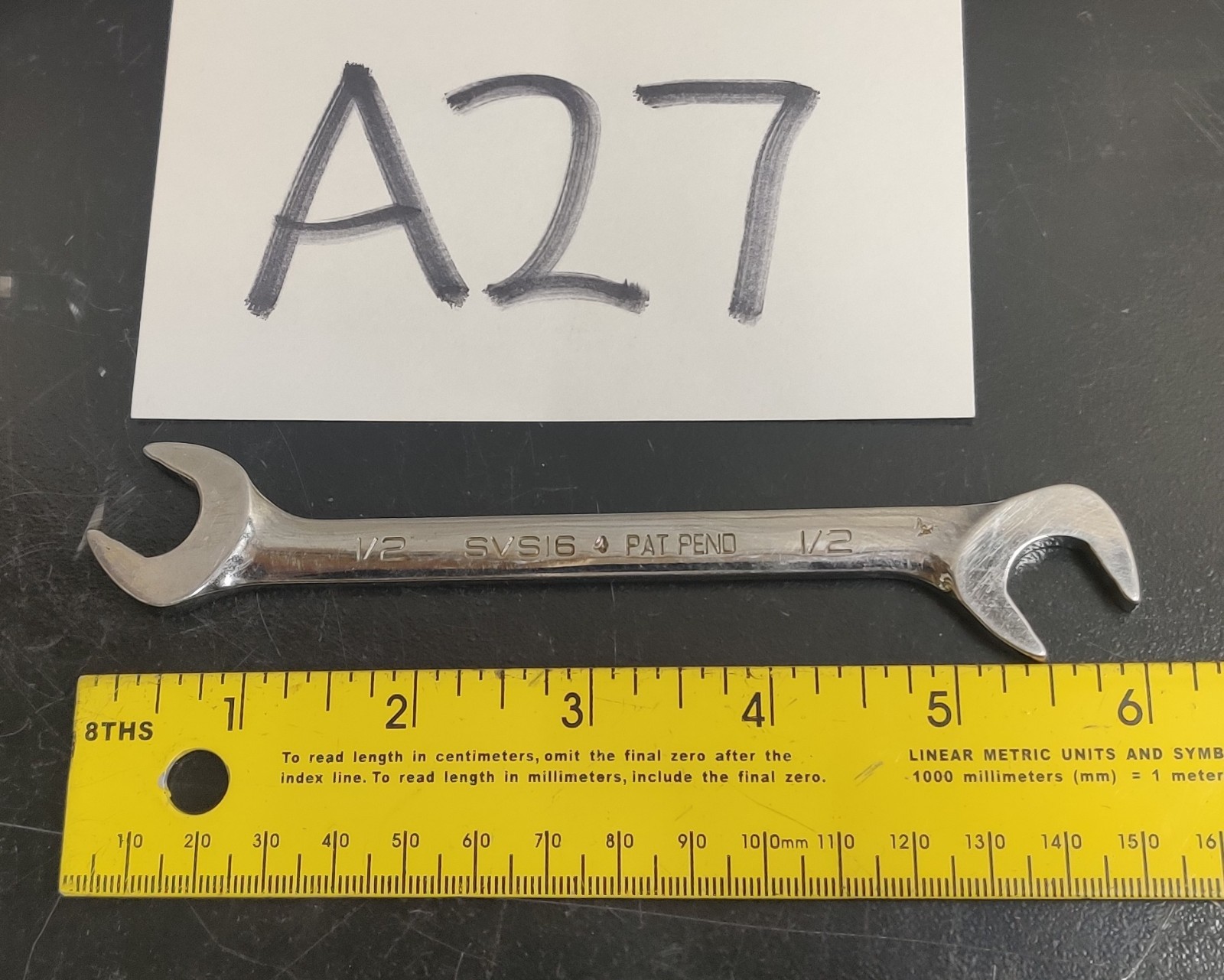 SNAP-ON TOOLS SVS16 Flank Drive 1/2″ 4-Way Angle Head Open End Wrench- FREE SHIP