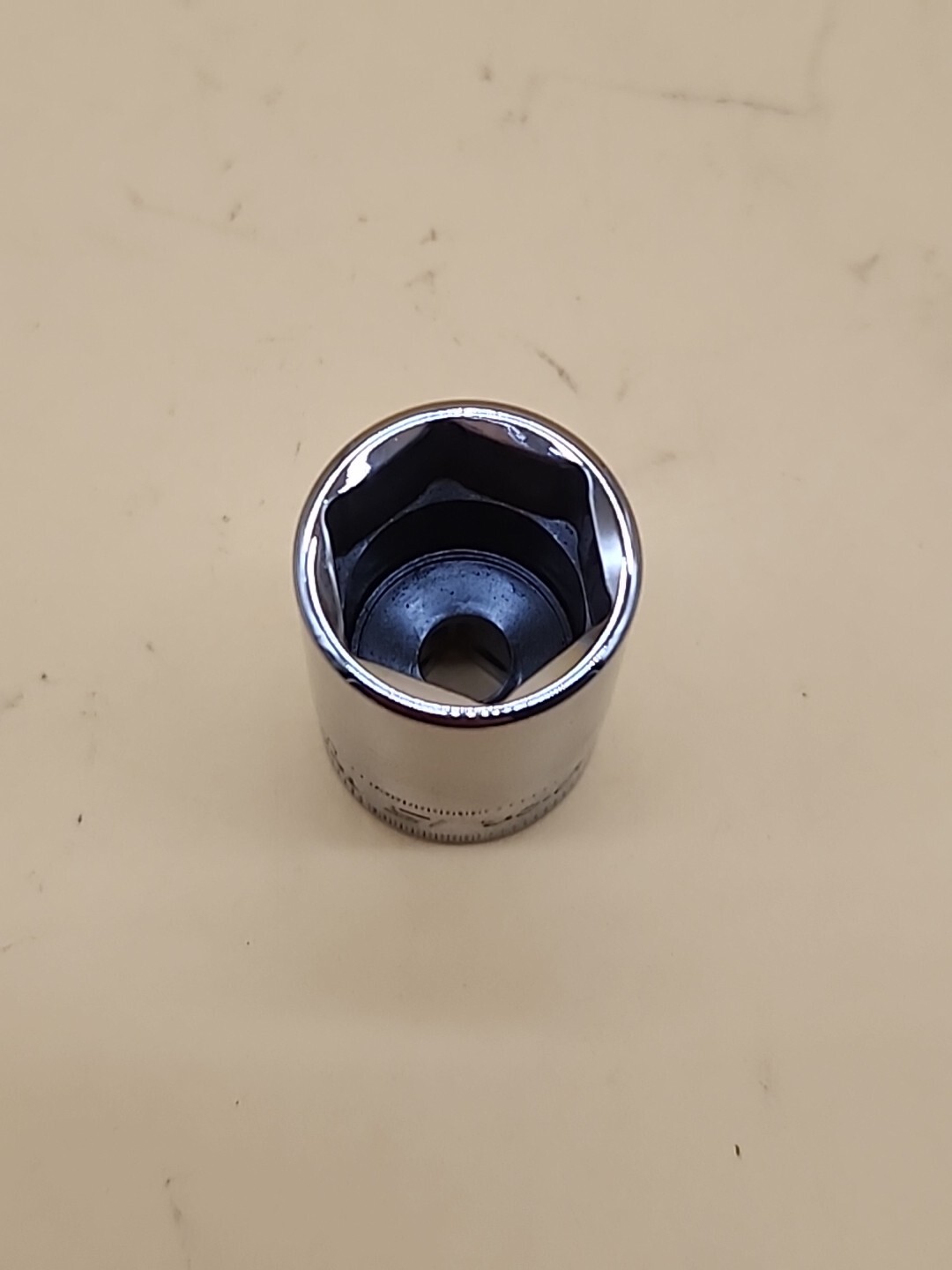 Snap-on Tools 1/4″ Drive 15mm Metric Semi Deep 6PT Chrome Socket TMMS15 USA