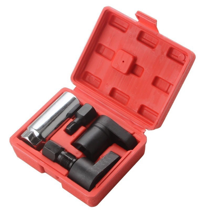 5Pc Auto Oxygen Sensor Thread Chaser Socket Vacuum Tool Remover Installer Set