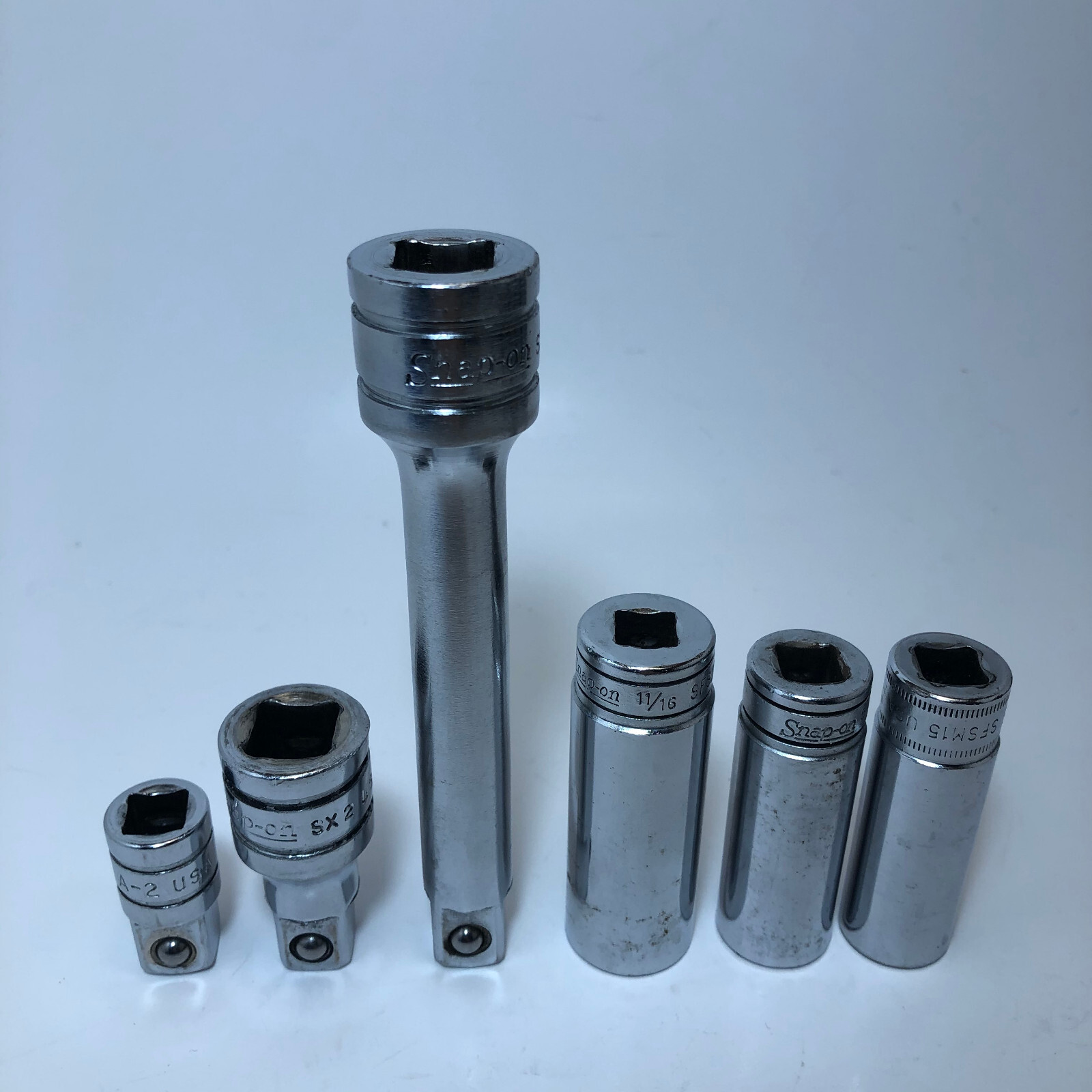 Snap-On 3/8 Socket & Adapter Set A-2 / SX2 / SX5 / SFS221 / SFS201 / SFSM15