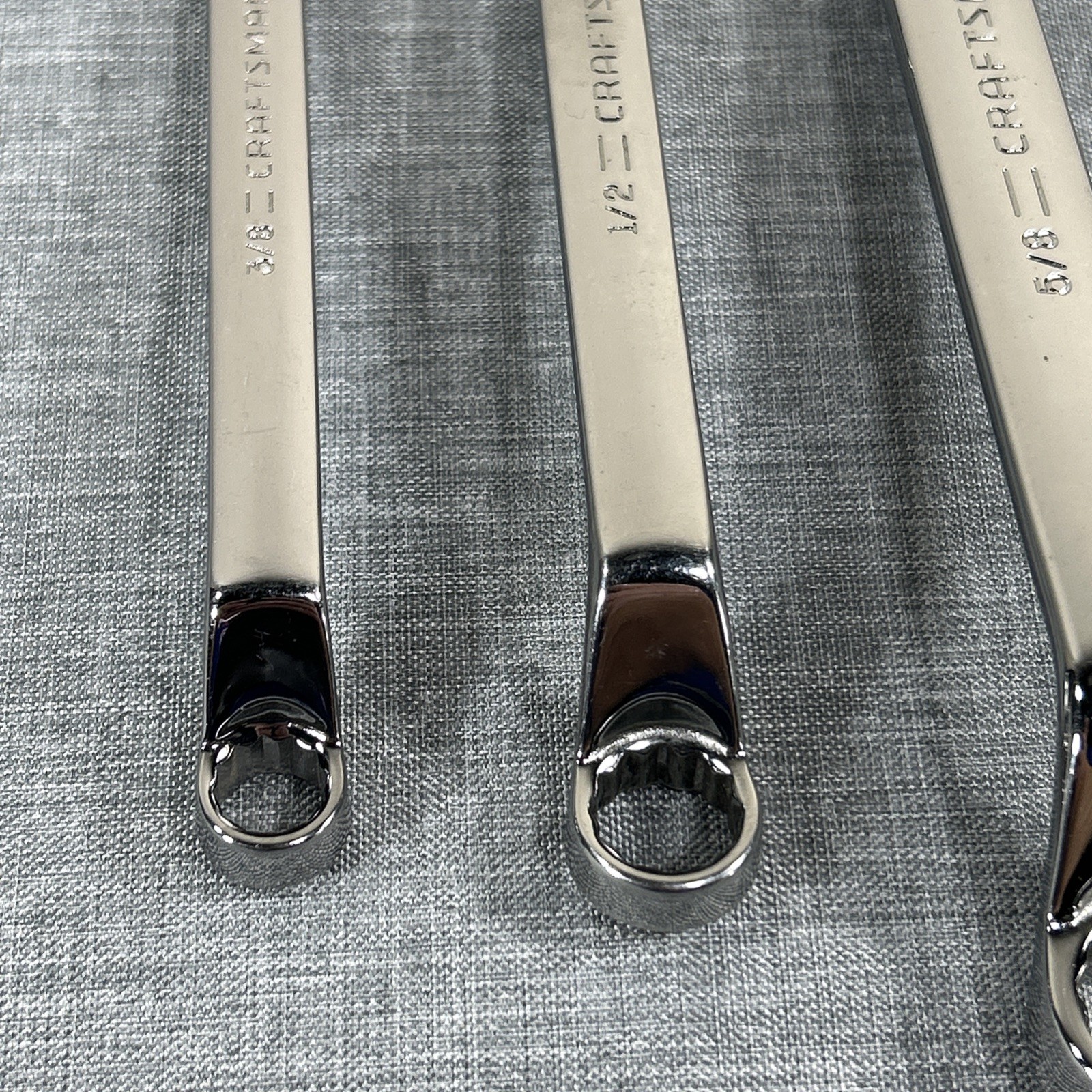 Craftsman USA 5pc SAE 44349 VA Professional Polished Deep Offset Box Wrench Set