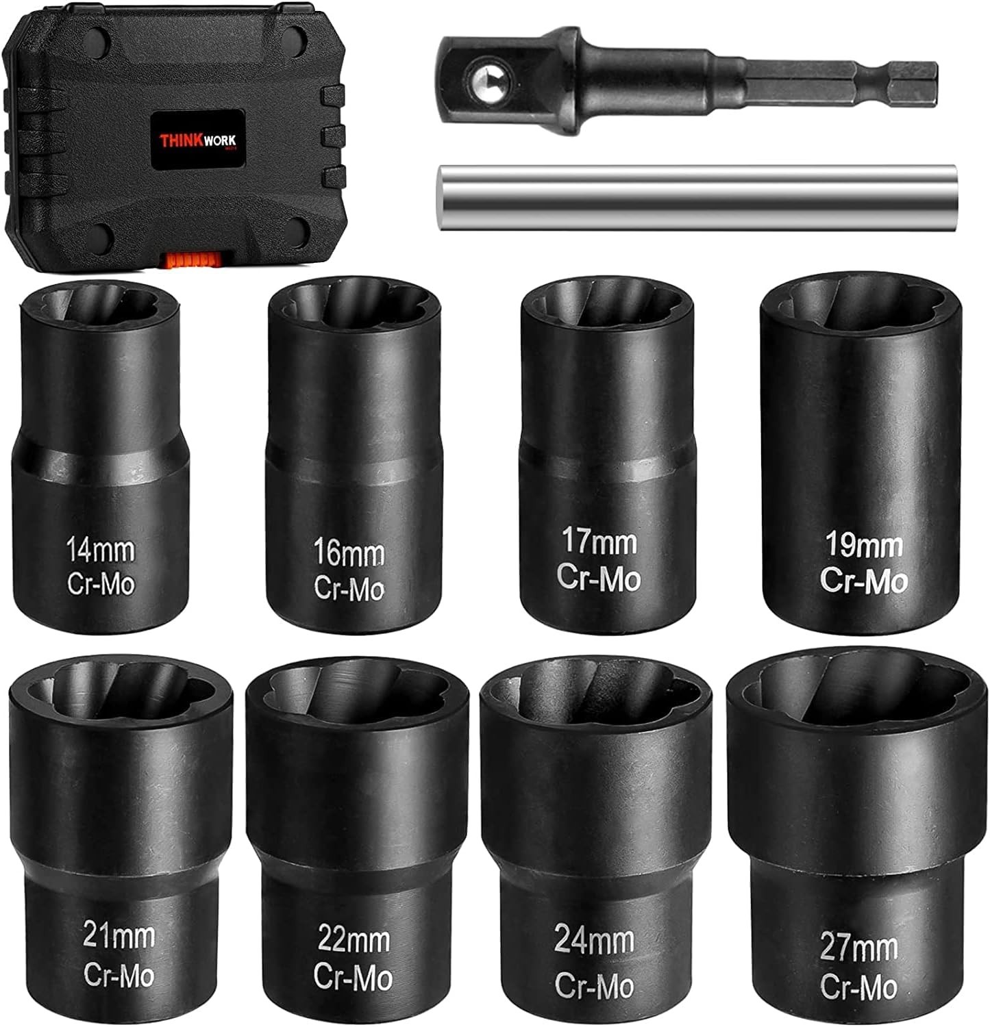 Professional 10-Piece Bolt & Nut Extractor Set – Max Grip and Versatile Sizes