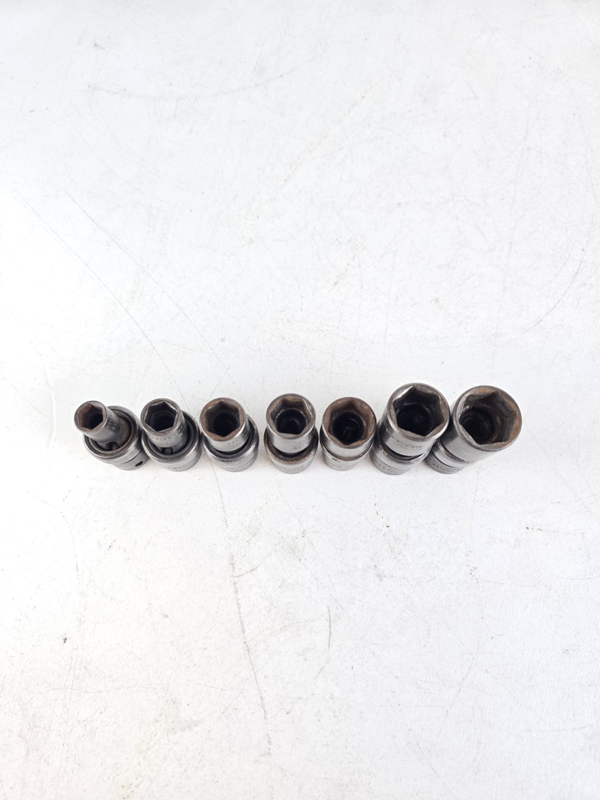 Snap On IPF IMBF 7 pc. 3/8 in Drive 3/8″-3/4″ Impact Swivel Socket Set USA