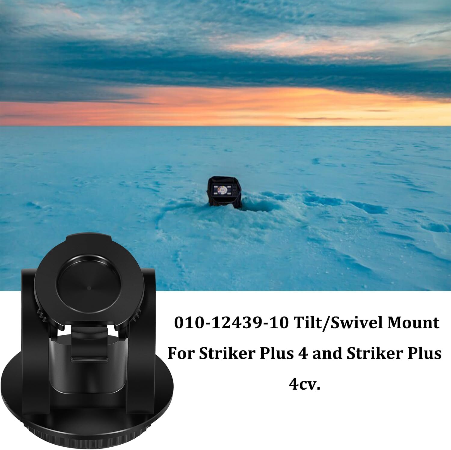 010-12439-10 Tilt/Swivel Mount for Garmin Striker Plus 4/4Cv,Striker Vivid 4cv