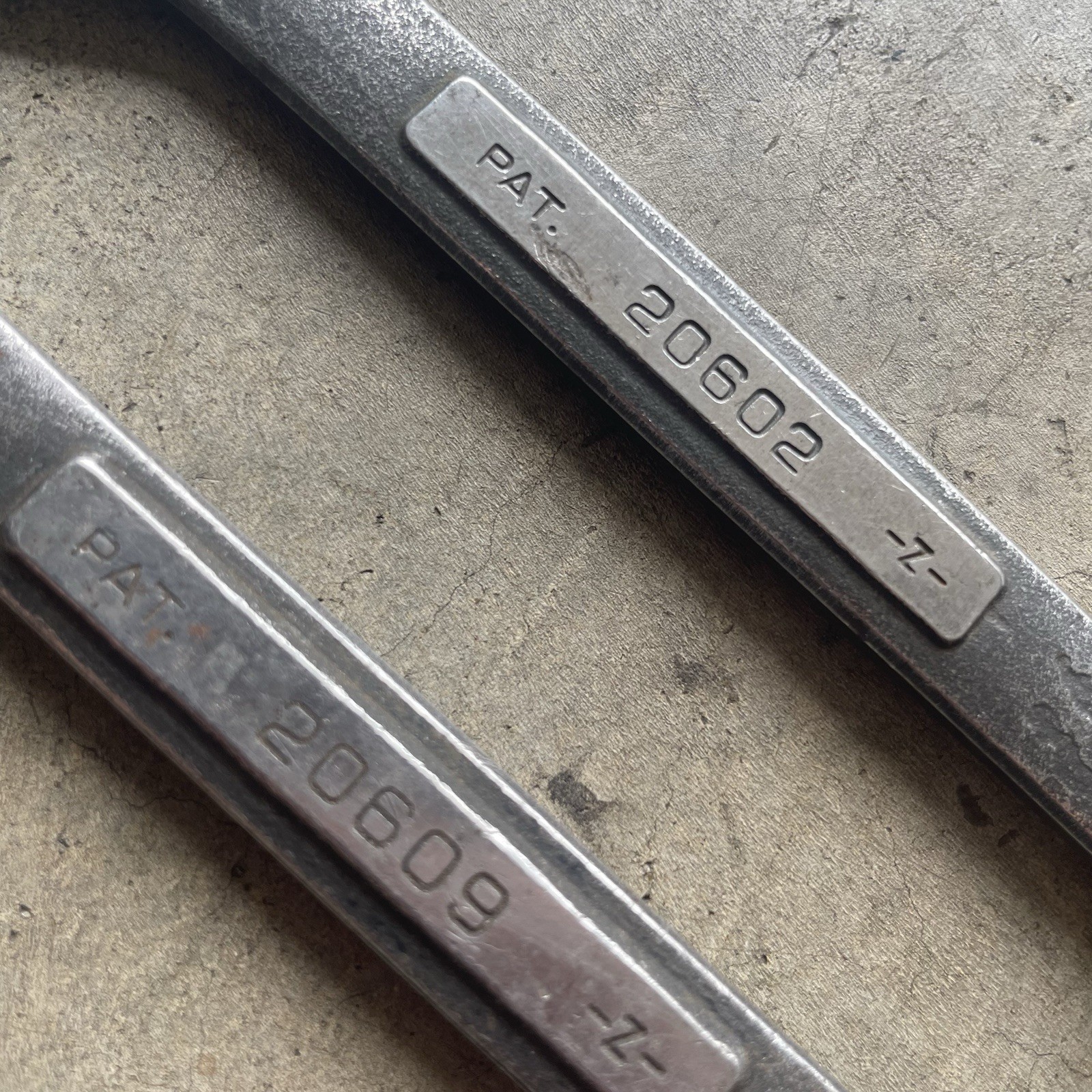 Lot of 2 Craftsman Ratcheting Combination Wrenchs 12 Pt 20602, 20609 1/2″, 7/16″