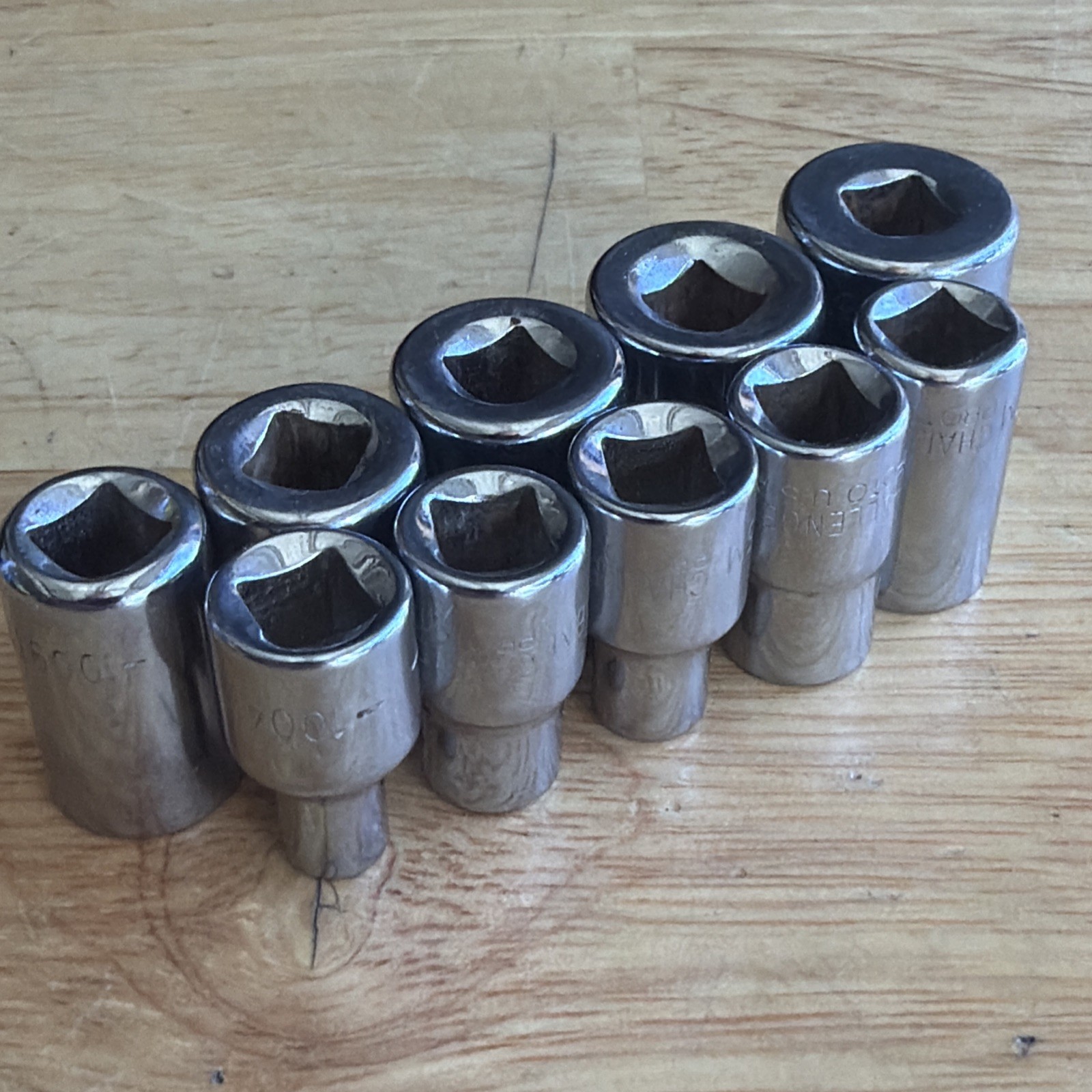 Challenger by Proto Tools Metric Shallow Socket Set 1/4″ Drive 4mm to 13mm USA