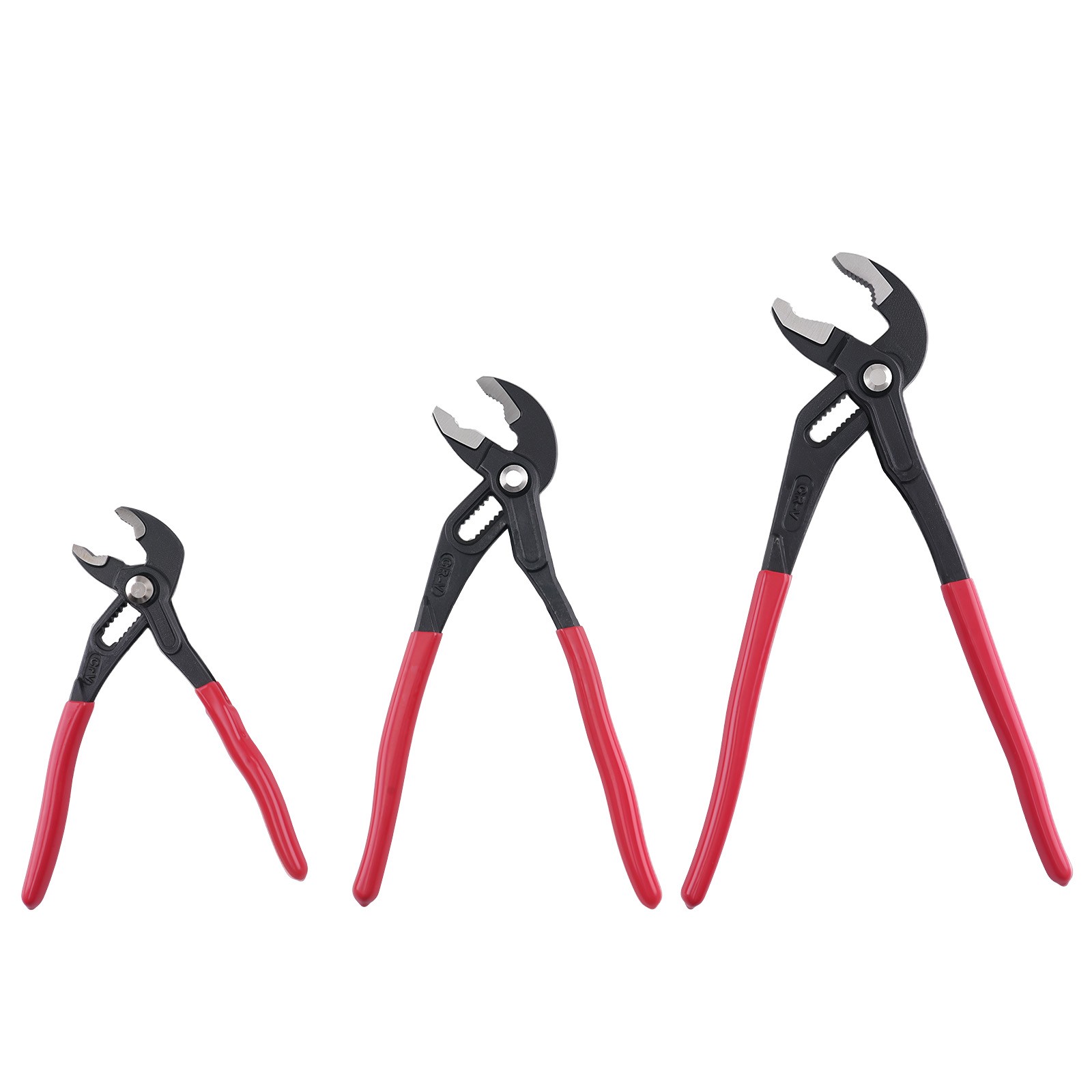 3pc Water Pump Pliers 180mm 250mm 300mm Carbon Steel Non-Slip Self-Locking