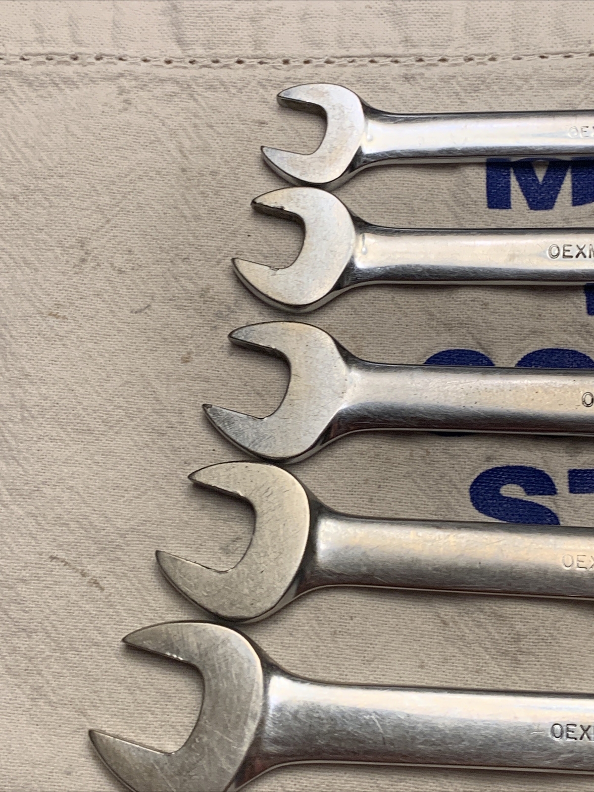 Snap-on Tools USA 5pc Metric 12pt Combo Wrench Set 11mm 12mm 14mm 15mm 17mm