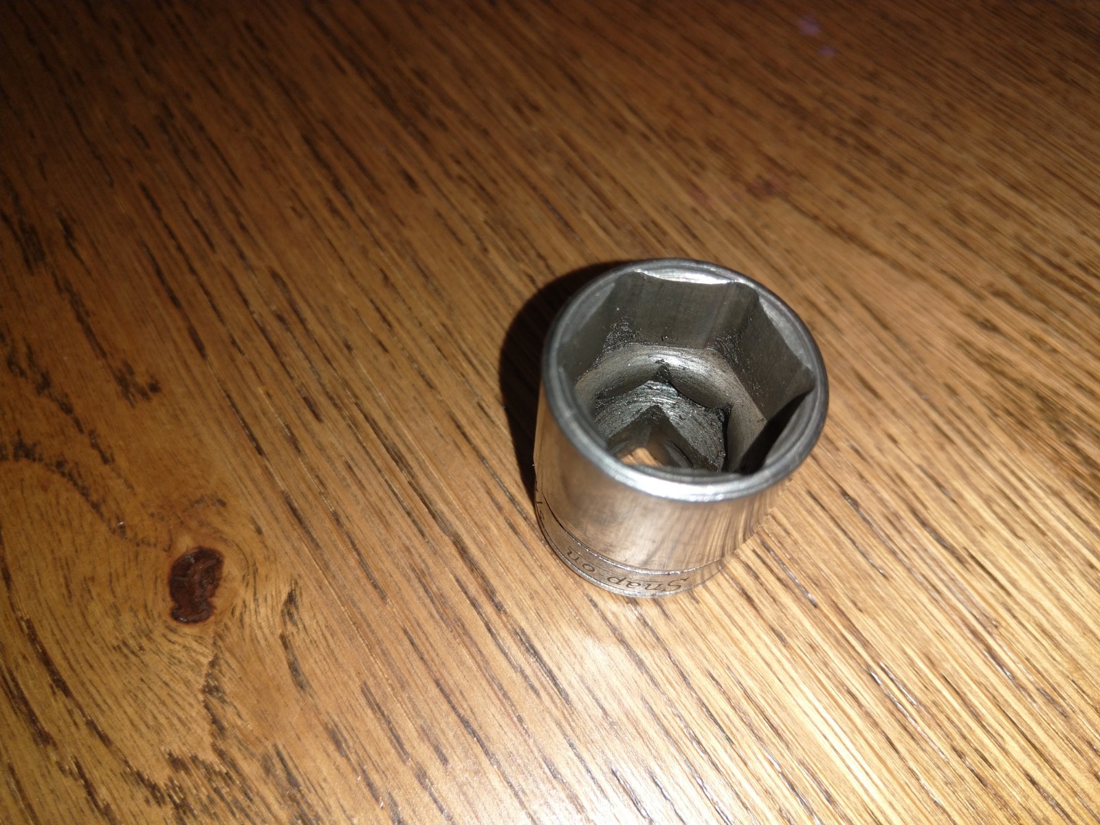 Snap-on Canada FS241 3/8″ drive 6-point SAE 3/4″ Flank drive shallow socket
