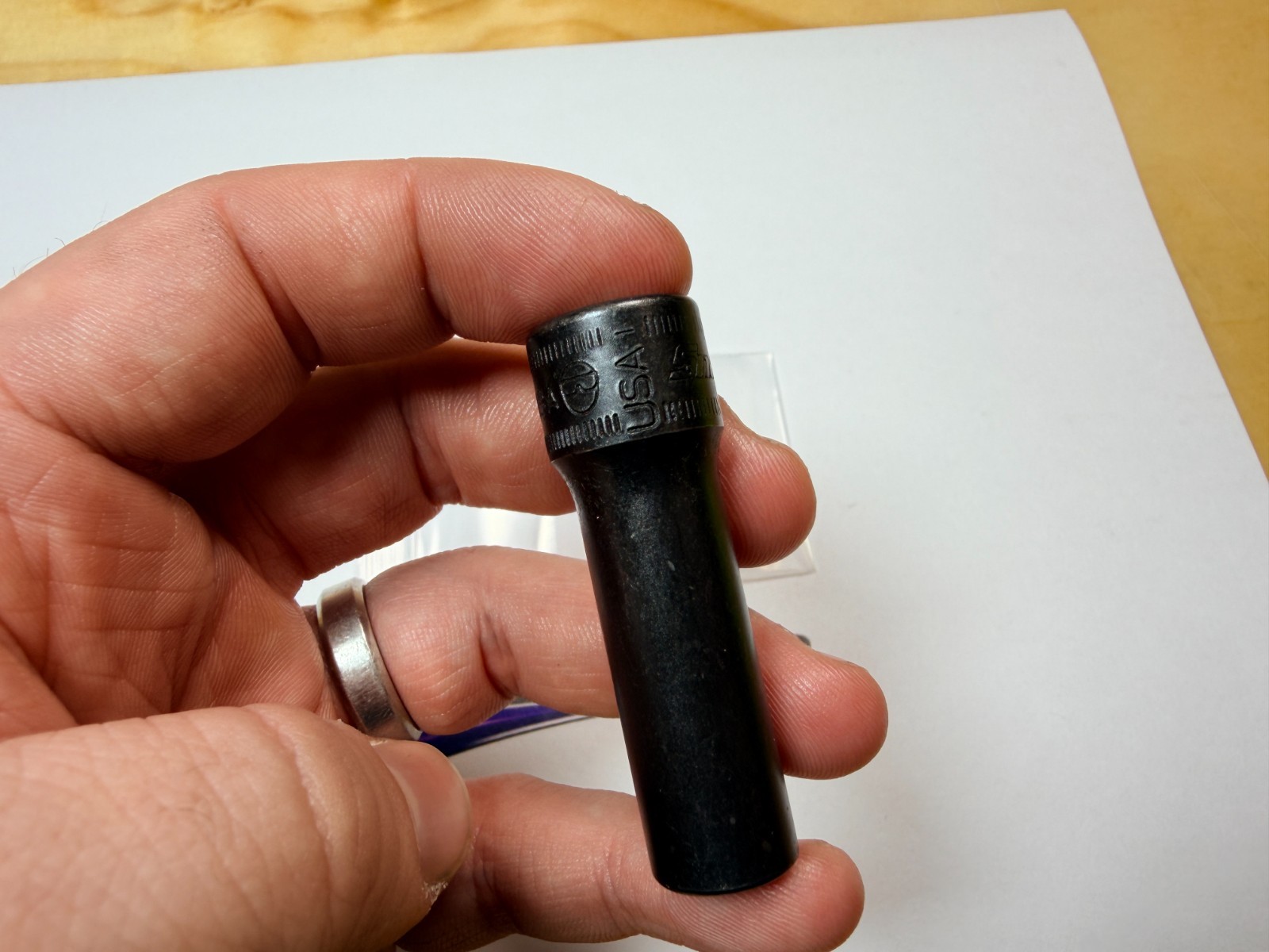 Snap-On Tools USA NEW 3/8″ Drive 9mm Metric 6pt Deep Impact Socket SIMFM9A