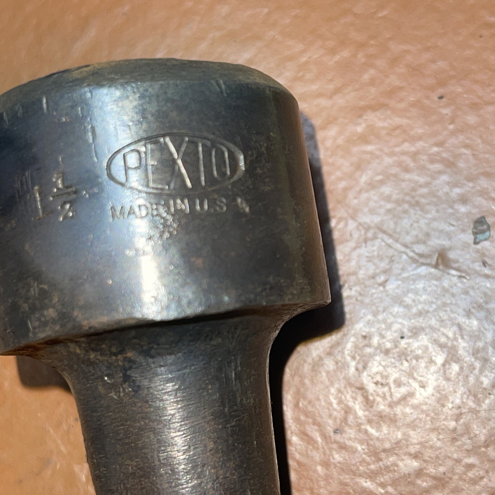 Vintage Pexto USA 1-1/2 Steel Worker Rivet Forming Tool Metal Work ???