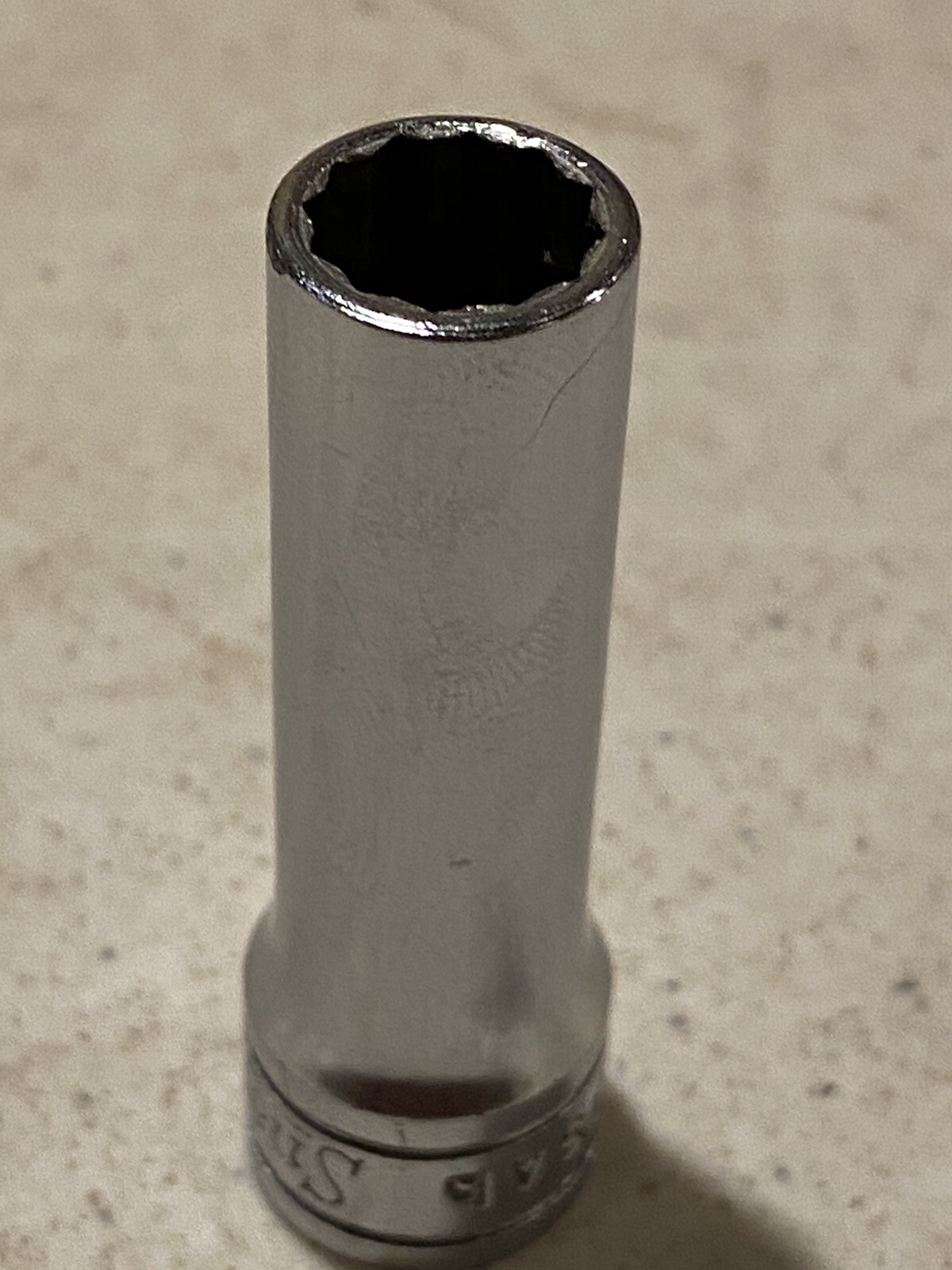Snap on 3/8″ Drive 12 Point 3/8″ Deep Chrome Socket # SF121