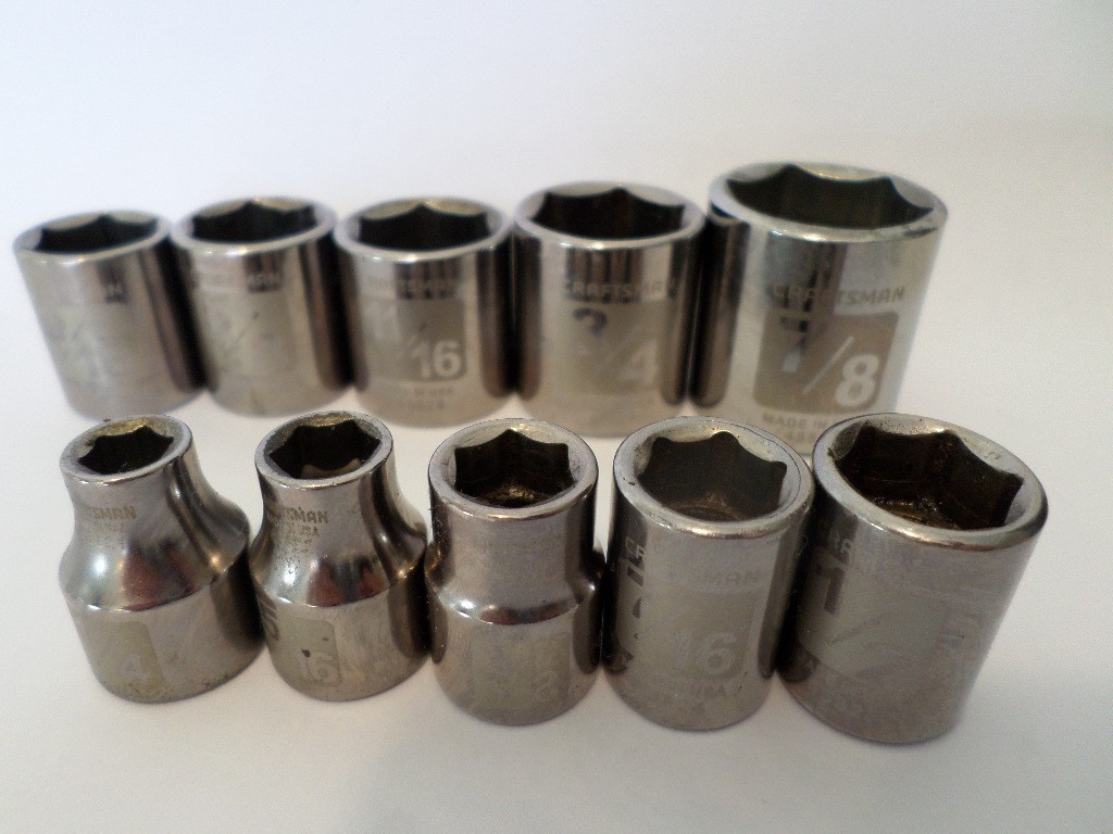 Craftsman USA 6 Point 3/8 Drive Easy Read Various Sizes