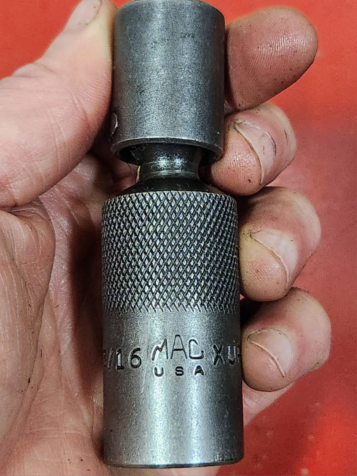 MAC Tools 3/8” Drive 13/16″ Swivel Impact Spark Plug Socket 6pt XUP266DP USA