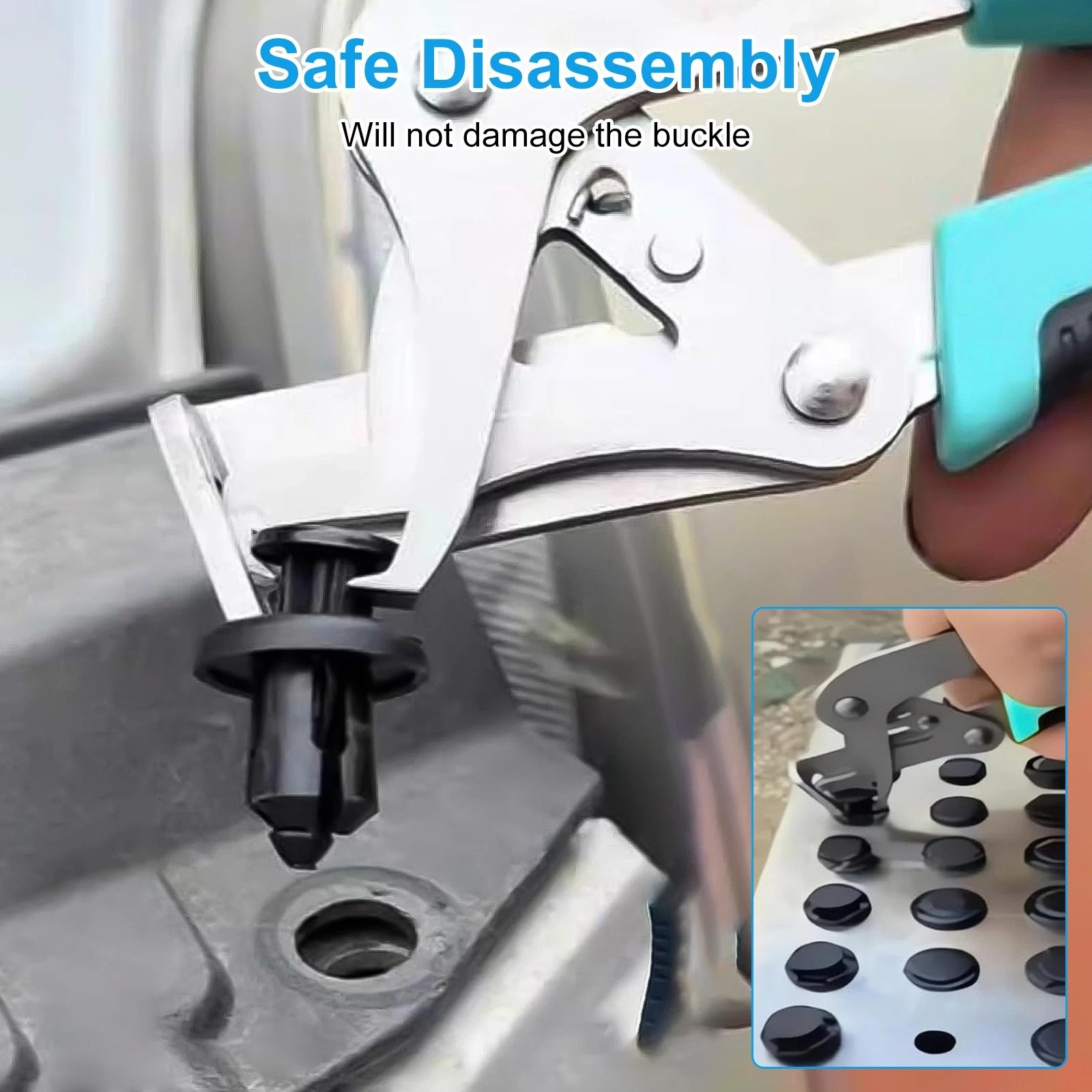 Heavy-Duty Car Clip Pliers Trim Tool Fastener Removal Lever Disassembly for Auto