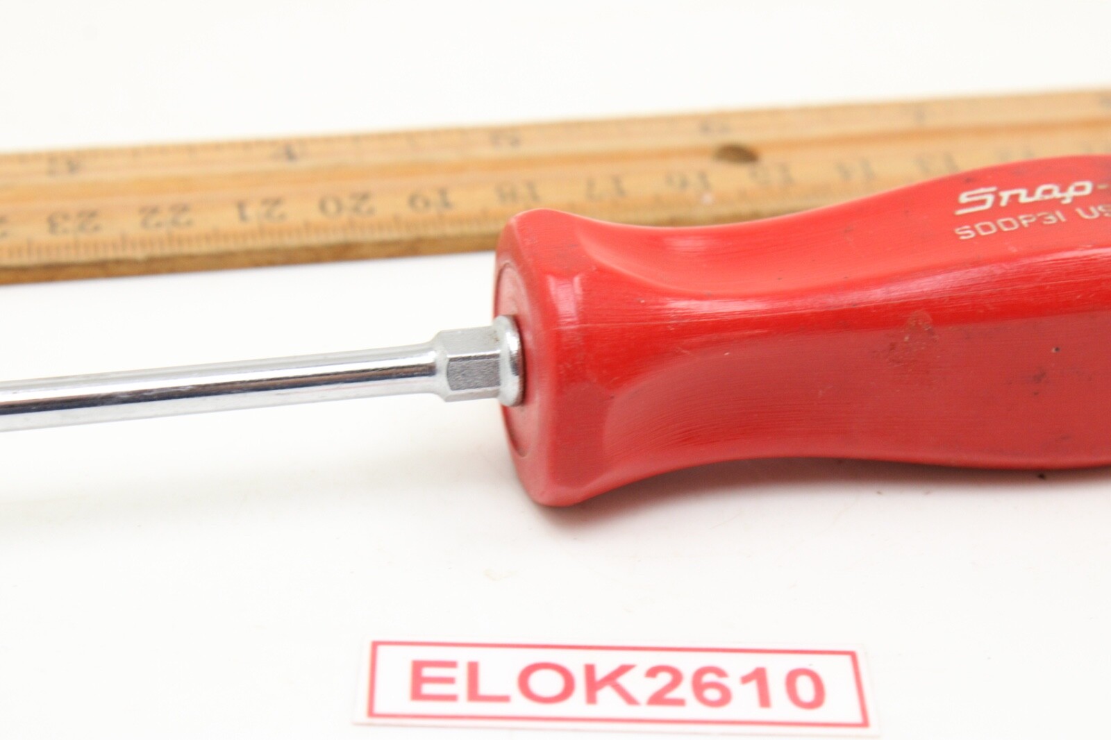 Snap-on SDDP31 #1 Phillips 3″ Screwdriver Hard Orange Handle USA
