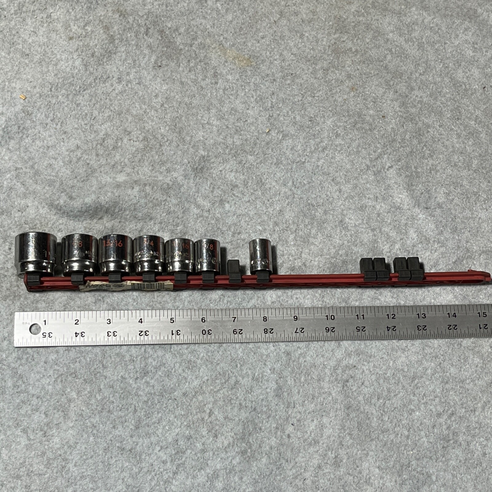 MATCO Tools 3/8″ Shallow SOCKETS Set of 7 – B246a SBP126V on clip