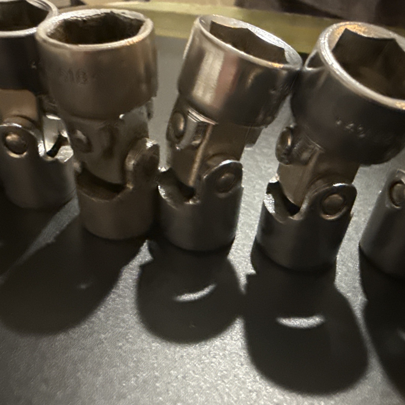 Lot of 12 SK 3/8″ 6 Pt. Swivel Socket 384,40616,40618,40620,40622,40624, 45190