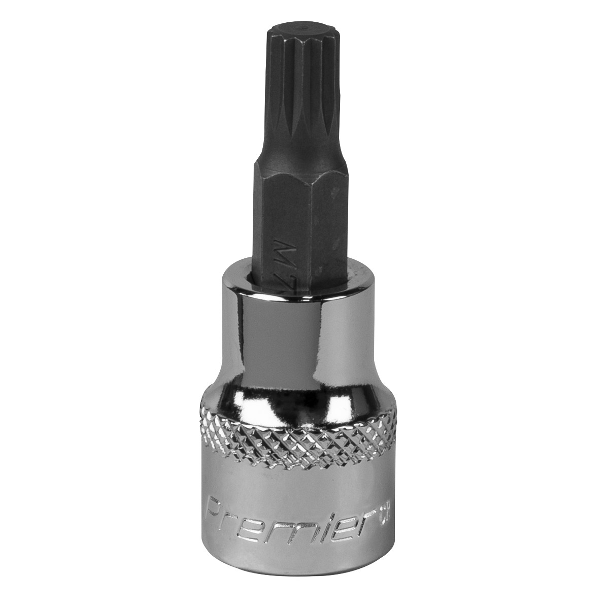 Sealey Spline Socket Bit M7 3/8″ Drive Forged Chrome Vanadium Steel SBS005
