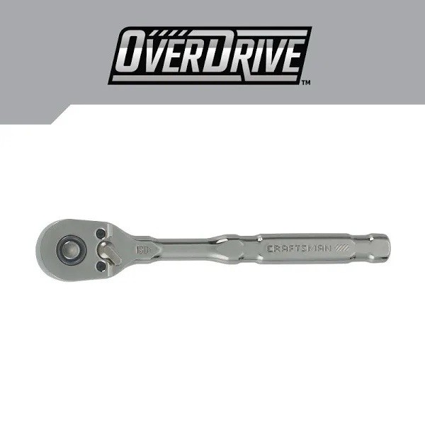 Craftsman 1/4″ Drive 180 Tooth Overdrive Gunmetal Ratchet CMMT82110