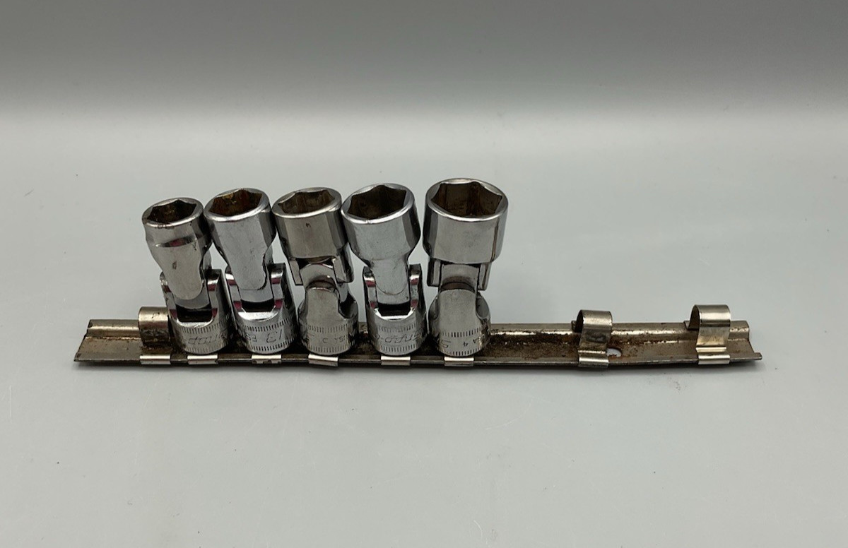 Snap On 3/8″ Drive Swivel Head Socket Set (206FSUMA) *Pre-Owned* Free Shipping