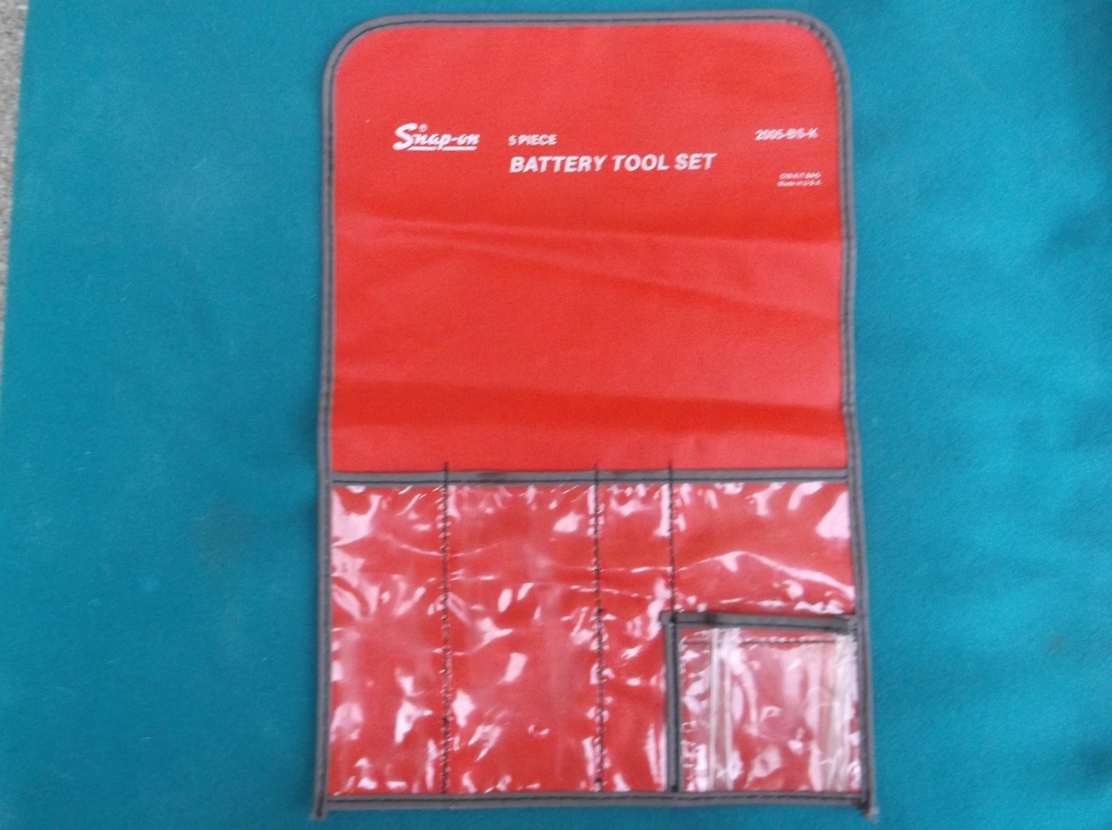 Snap-On Tools Battery Tool Set 2005-BS-K C56 Kit Bag Roll