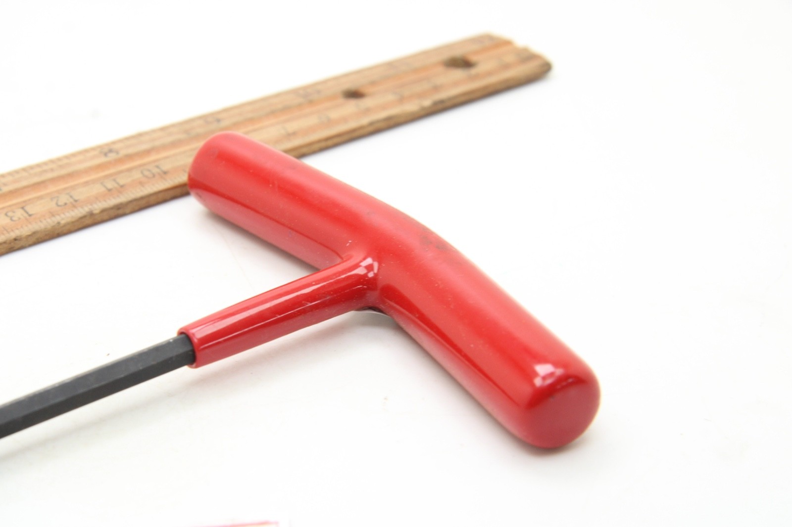 Bondhus 15364 5mm Metric Hex T-Handle 9″ Length Red Soft Grip USA