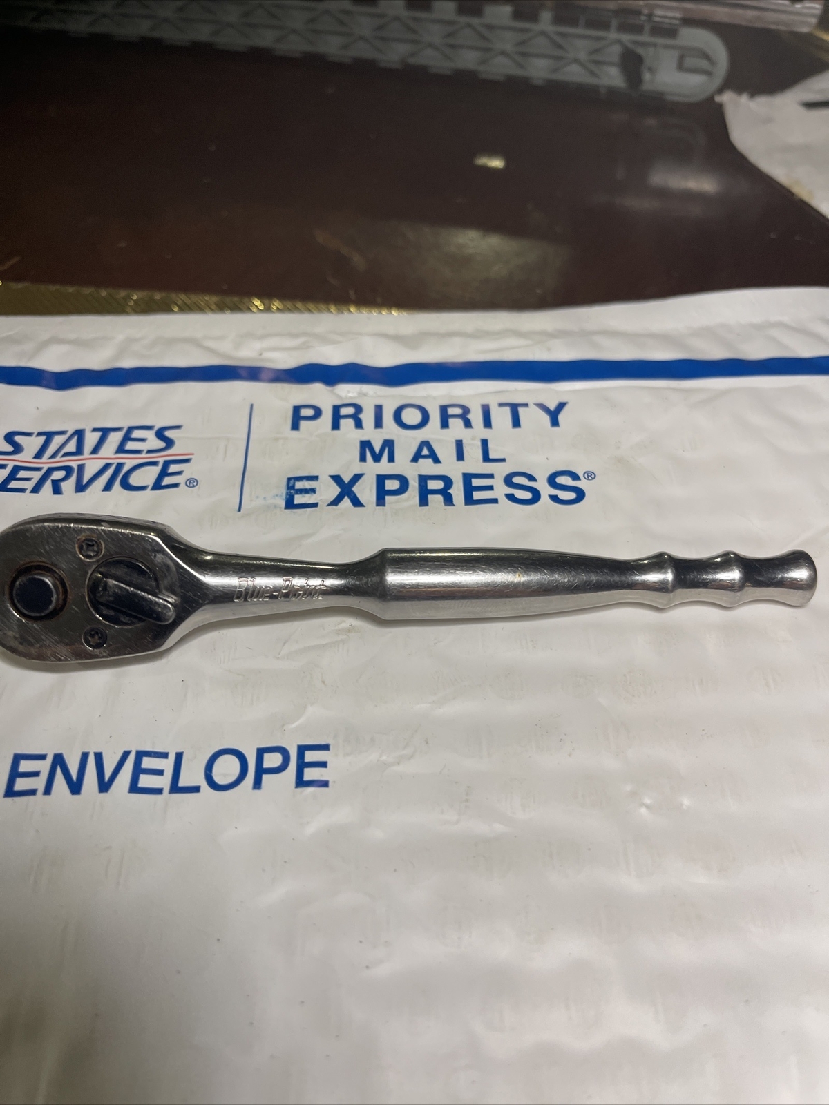 Vintage Blue Point 1/4 Drive Quick Release Ratchet BPRTR936