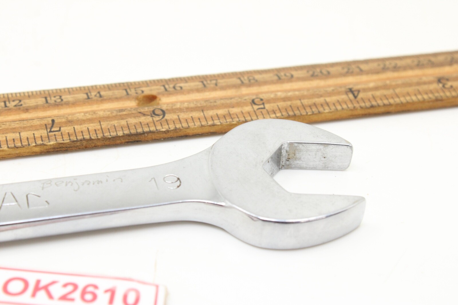 Mac Tools CS219MM 19mm 12 Point Short Metric Chrome Combination Wrench USA