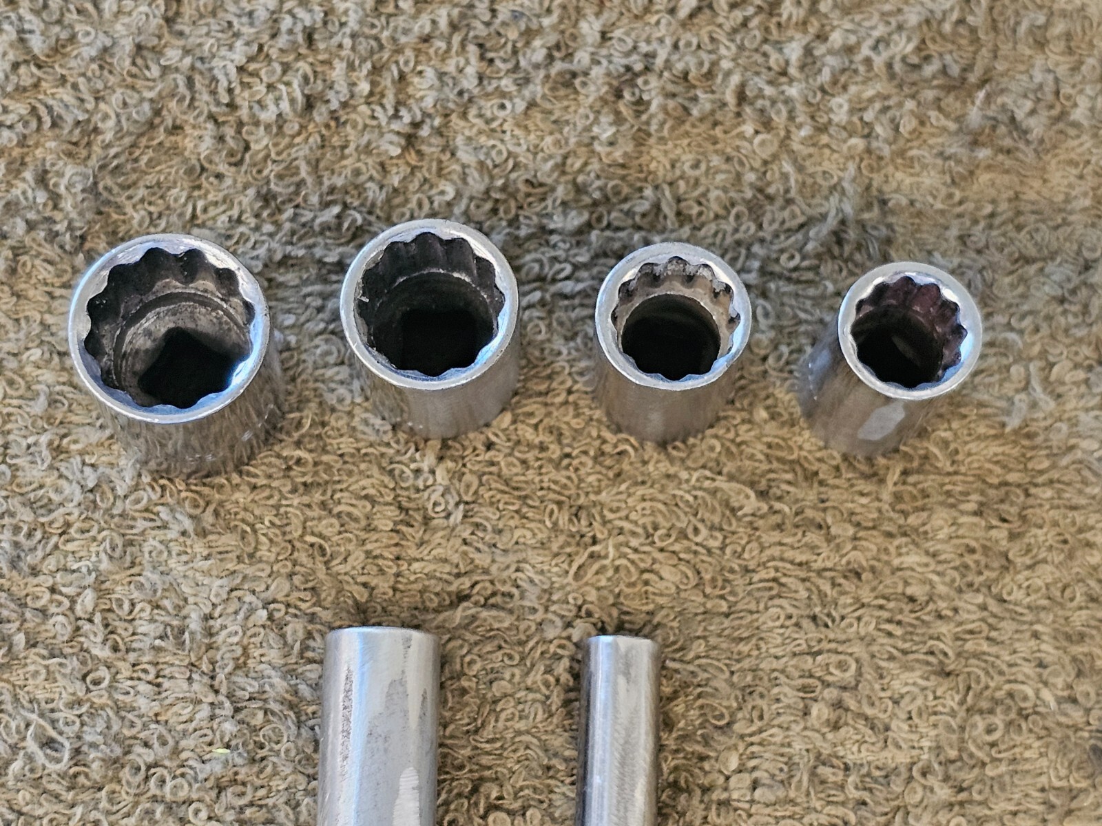 6 Bonney VL V Socket 1/4″ Drive 1/2 7/16 3/8 11/32 9/32 3/16″ Sae Set