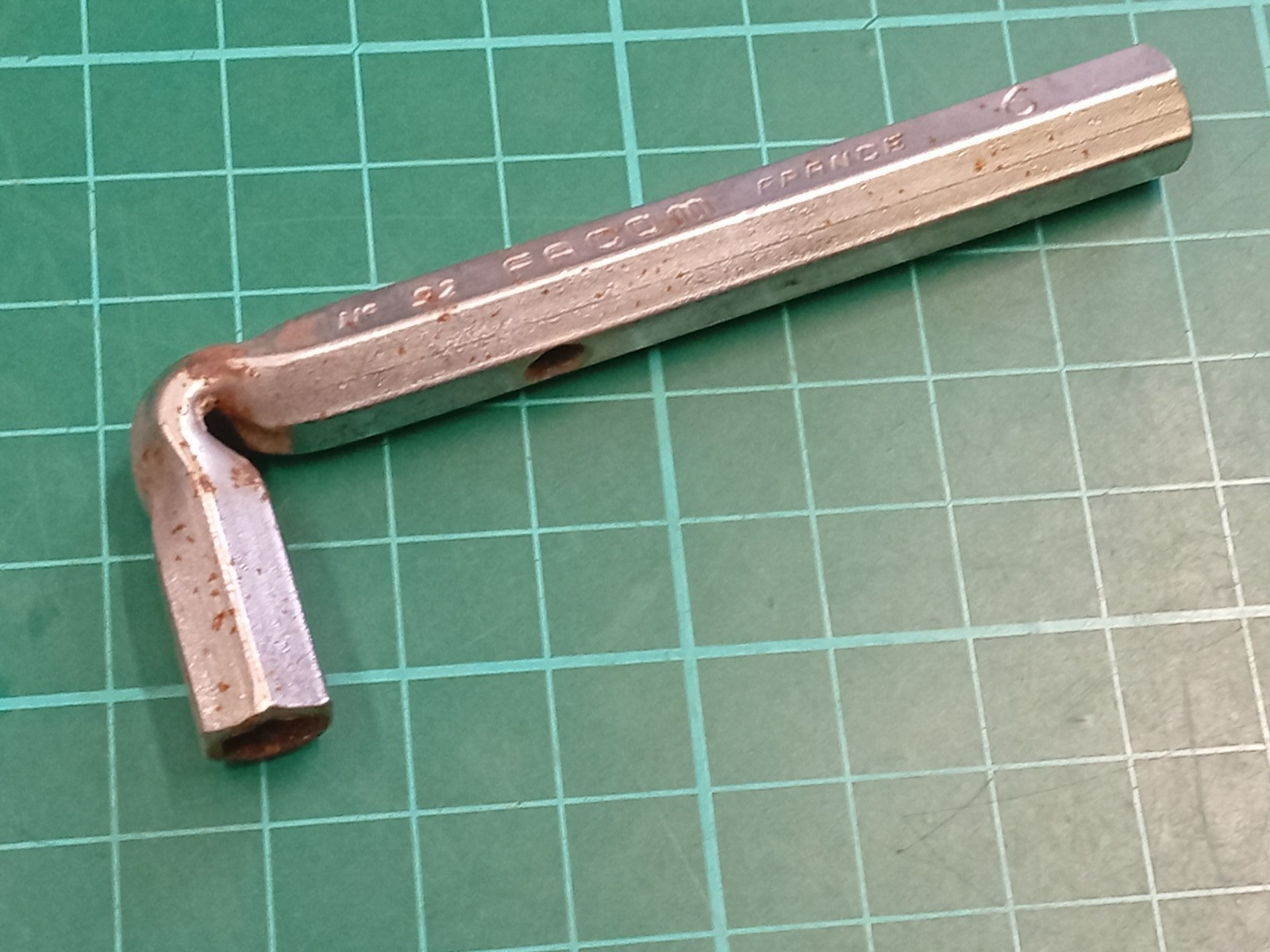 Facom No92, 6mm, Angled, Box Spanner / Wrench, Made In France