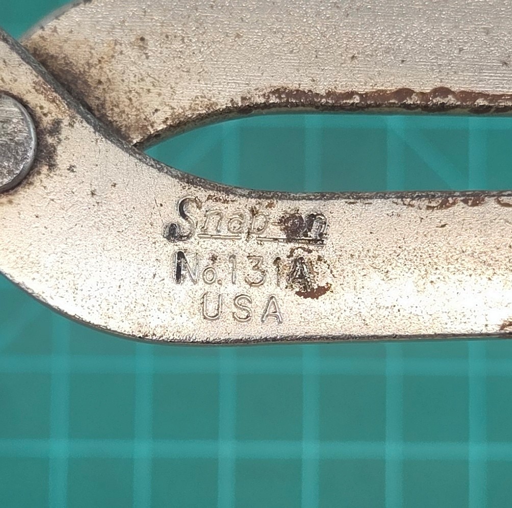 Snap On Tools 131A Drum Brake Spring Pliers