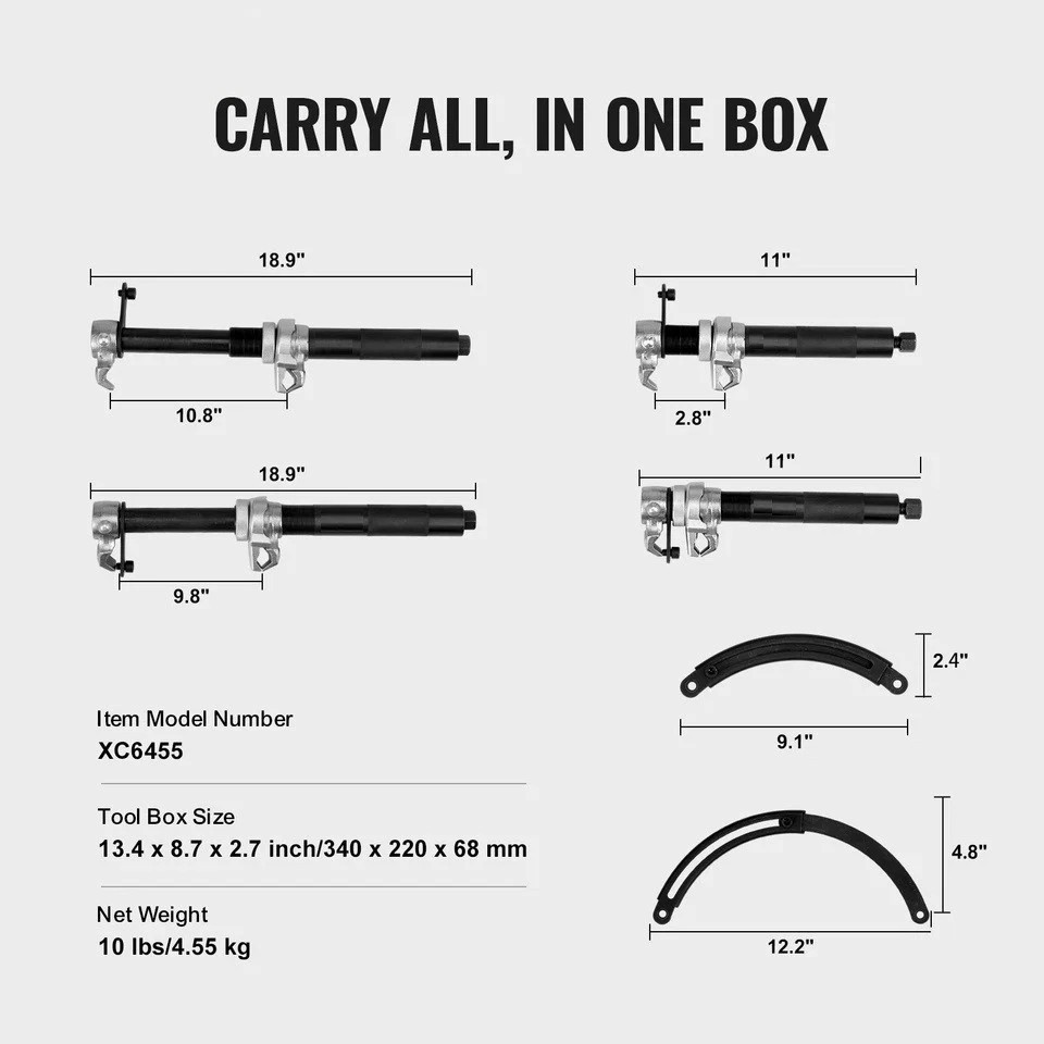 Coil Spring Strut Compressor 2Pcs for Strut Shock Absorber Suspension Tool