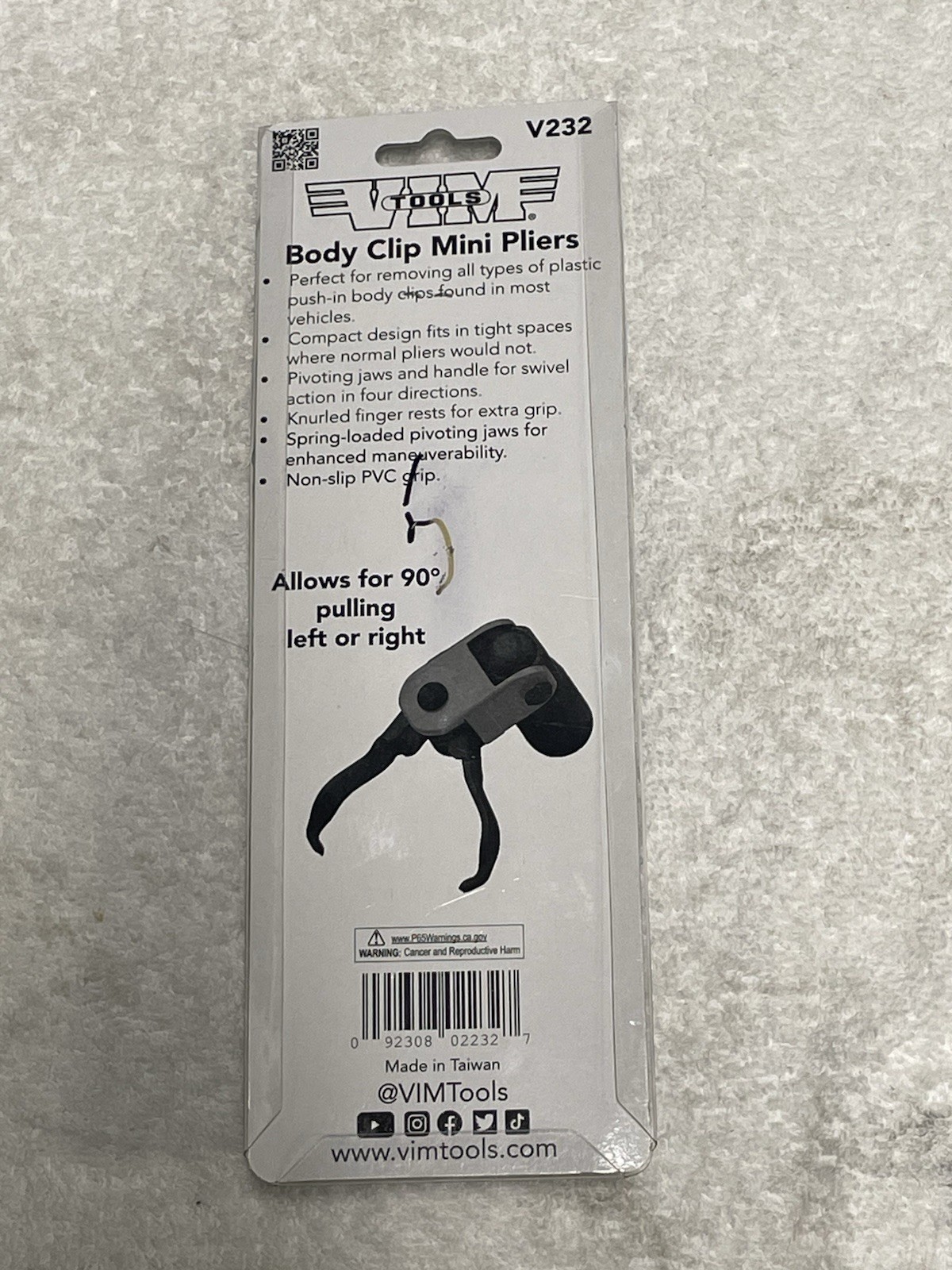 VIM Tools Body Clip Mini Pliers (V232)