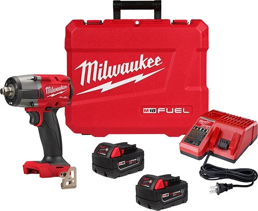 Milwaukee 2962-22R M18 FUEL 1/2 » Mid-Torque Impact Wrench Kit + FREE Hex Driver
