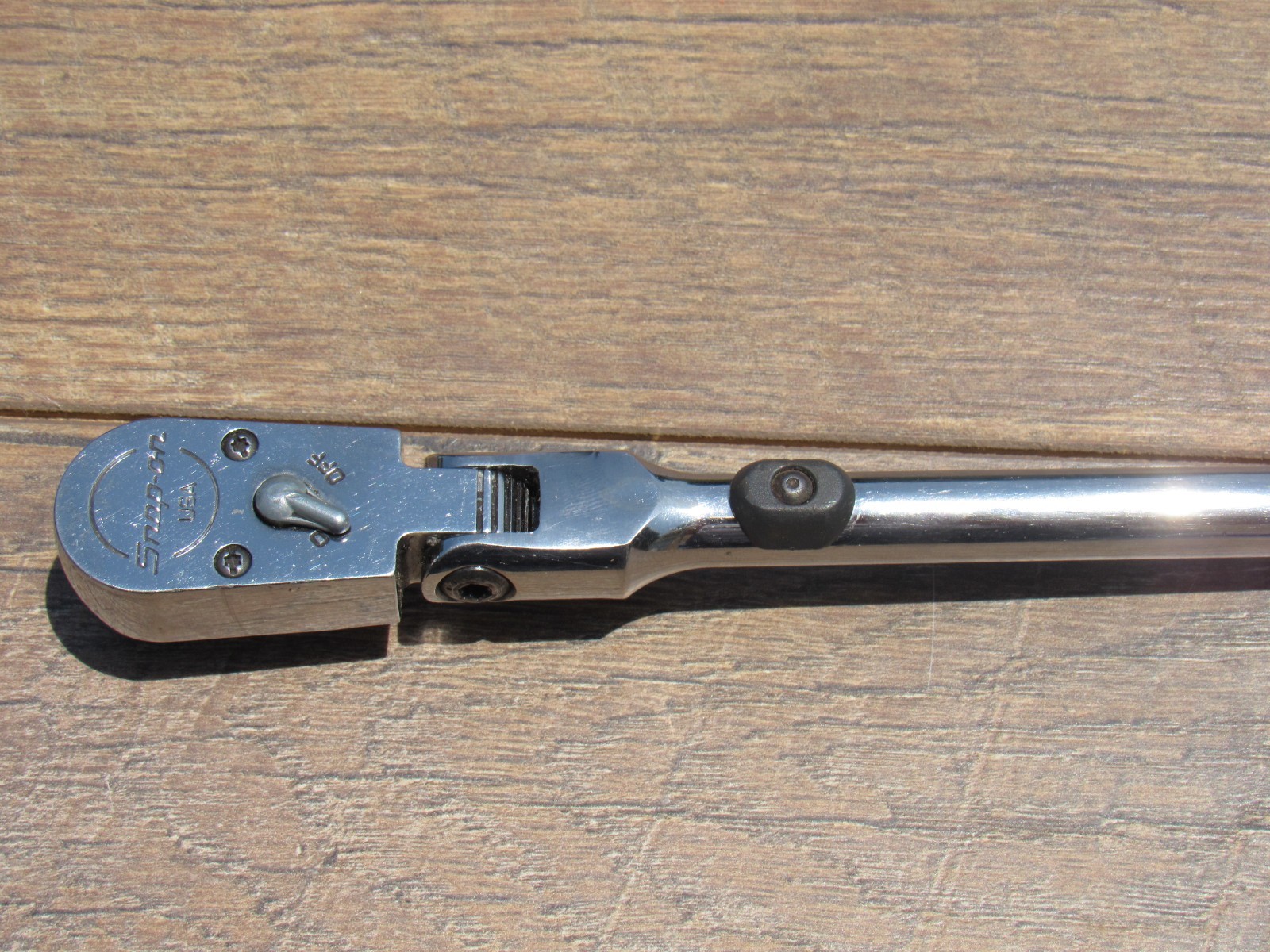SNAP ON 3/8″ DRIVE FX936A LONG HANDLE LOCKING FLEX HEAD RATCHET NEW LOGO 11.5″