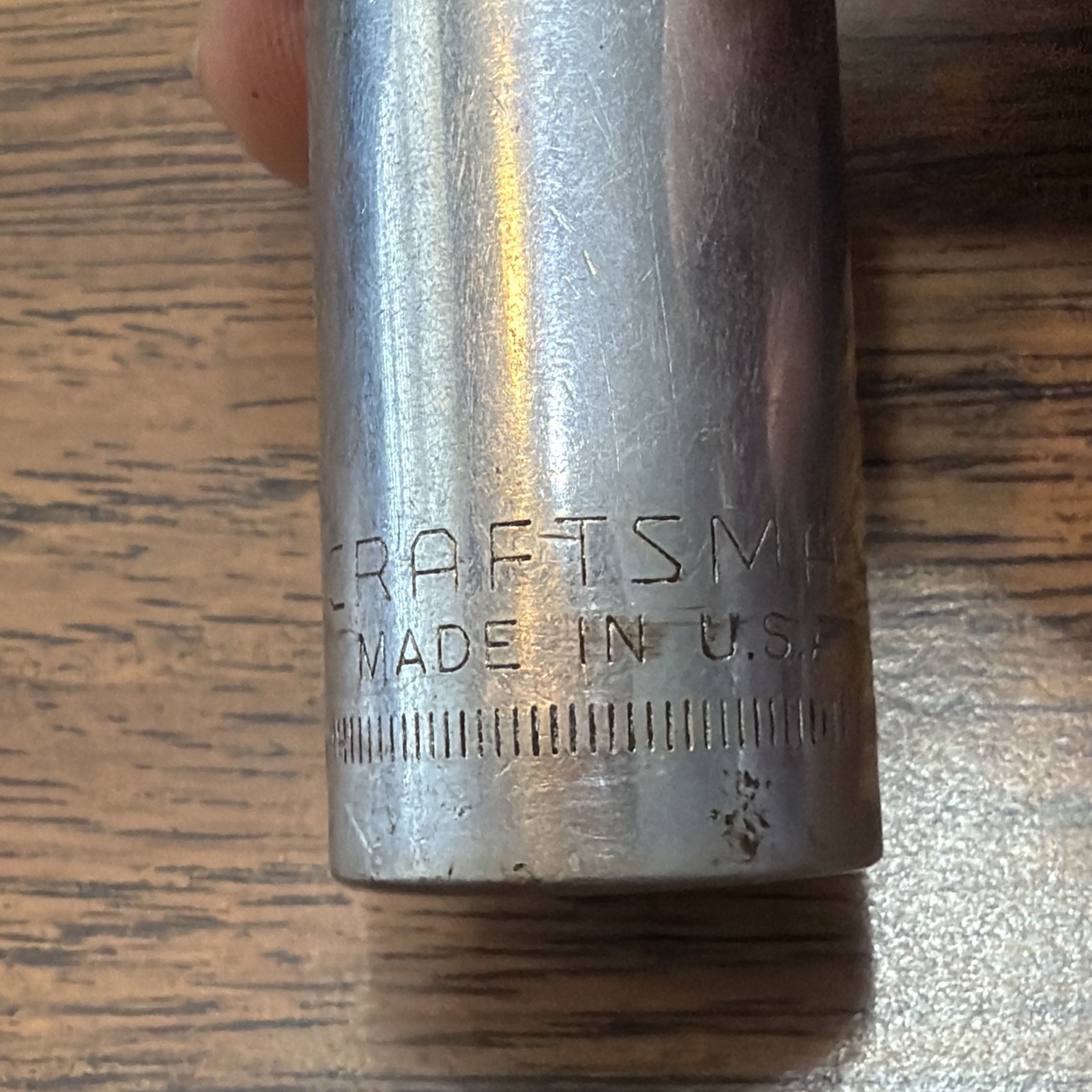 Craftsman USA GK 8 pc 3/8″ Drive Metric Mid-Length Socket Partial 10-19mm 43219