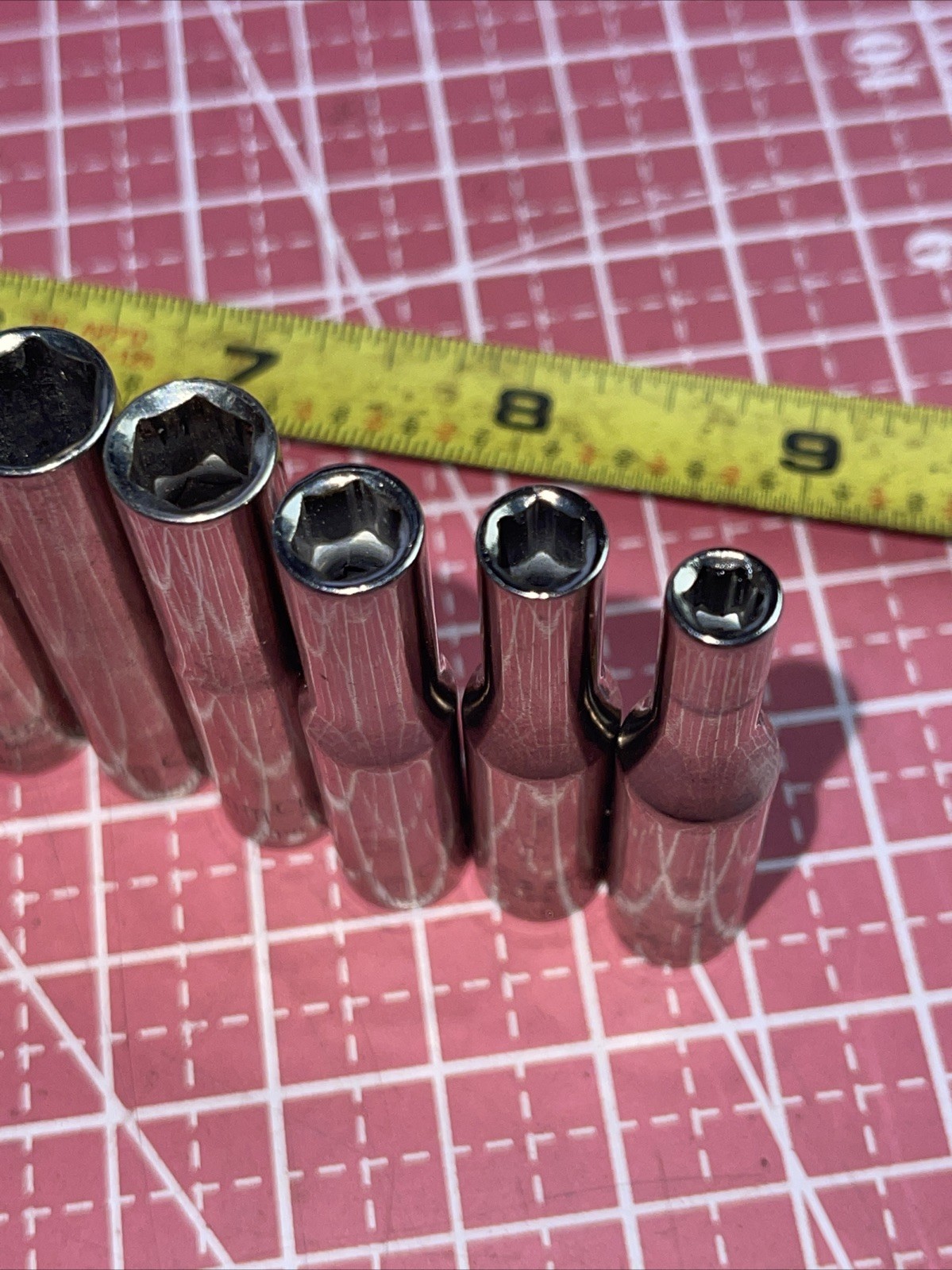 Craftsman USA INV G Series 11 Piece MM Metric 1/4 Drive 6 Point Deep Socket Set