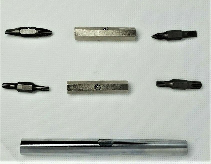 *NEW* Snap-on Reversible Screwdriver SDDD101 *8 BITS* BLACK CLASSIC HARD HANDLE