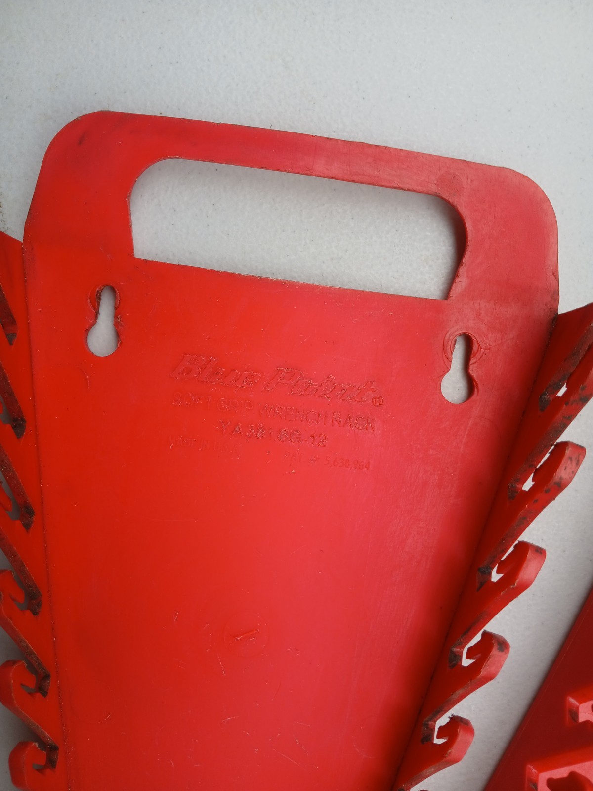 2 Blue-Point Wrench Organizer Rack YA381sg 12 YA381SG15 Red
