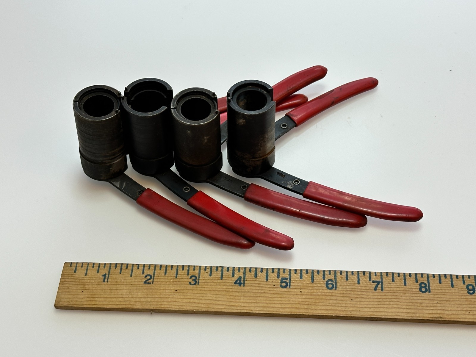 Blue Point Tools / Other 4pc ACP-1 Internal Snap Ring Pliers Set Lot, Red Grip