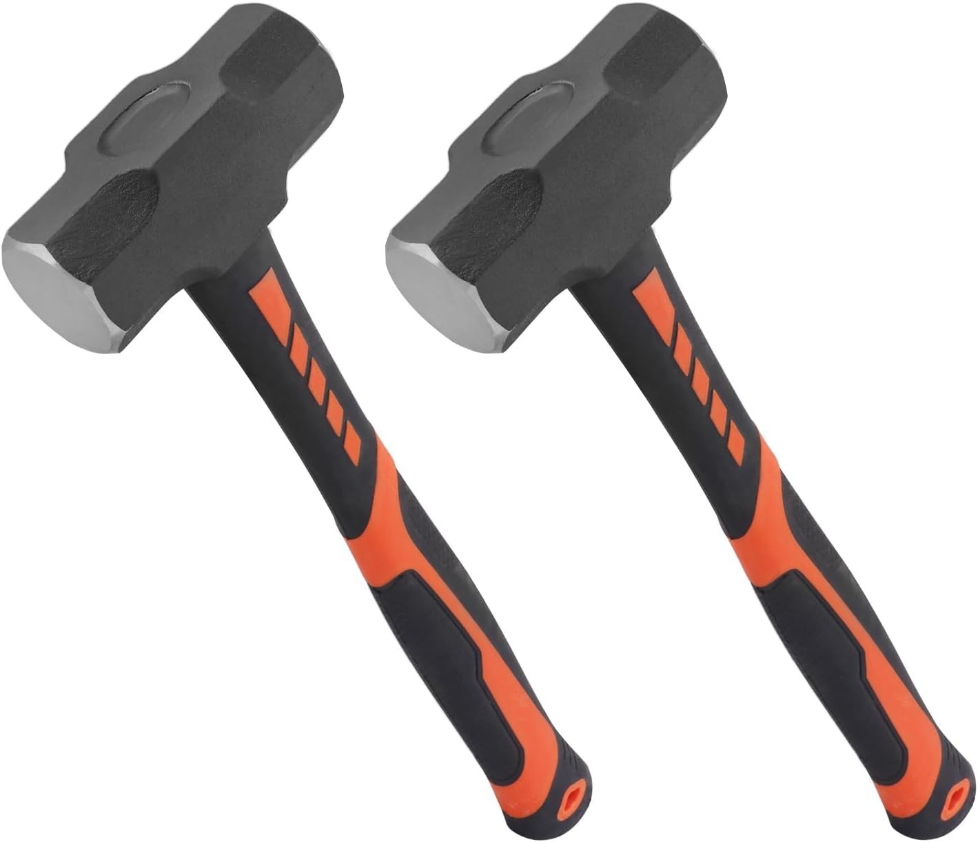 2 Packs 4lb Sledgehammer with 13 Inch long Fiberglass Handle, 2