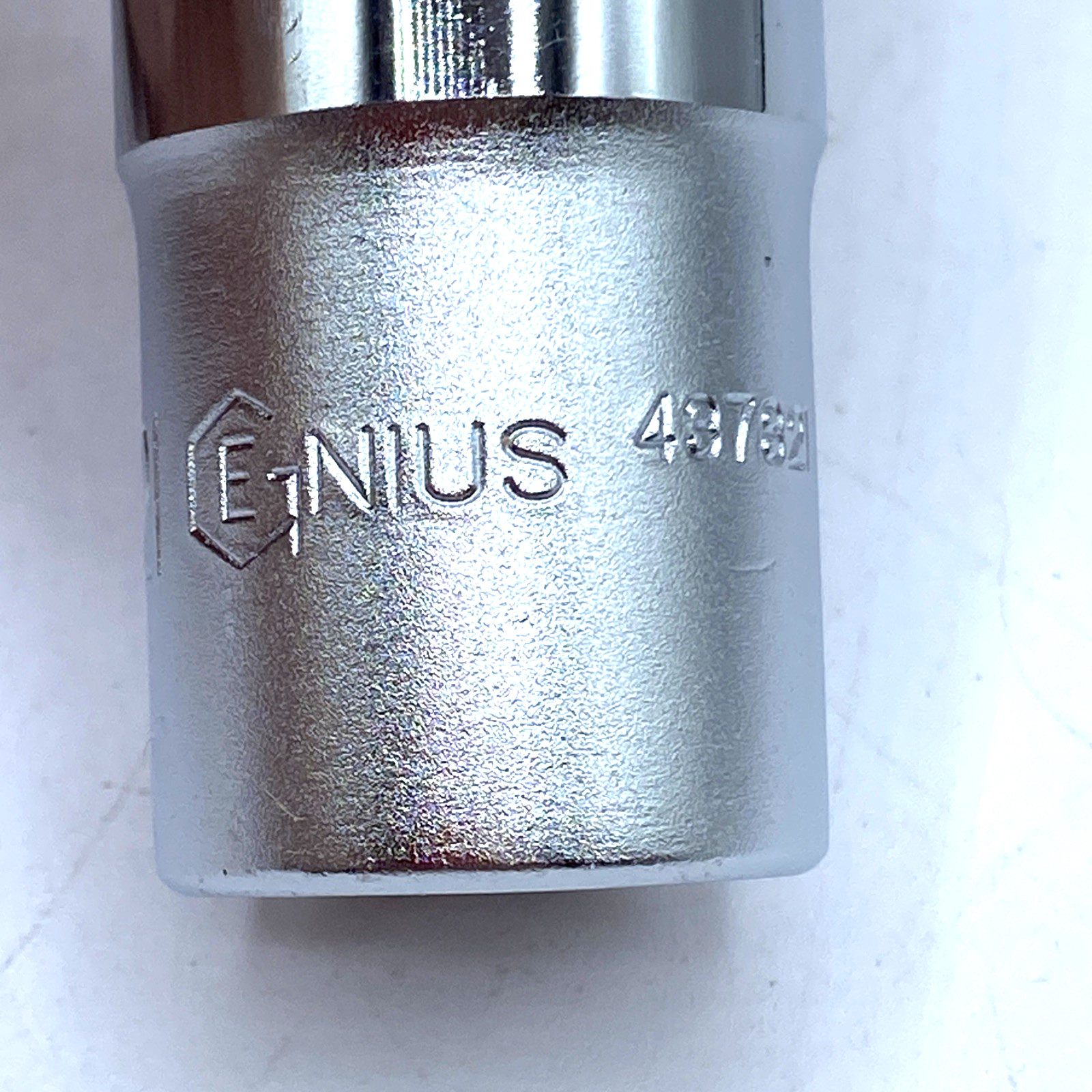Deep Socket 21 mm X 1/2 in. drive Metric 12 Point Chrome Genius NEW