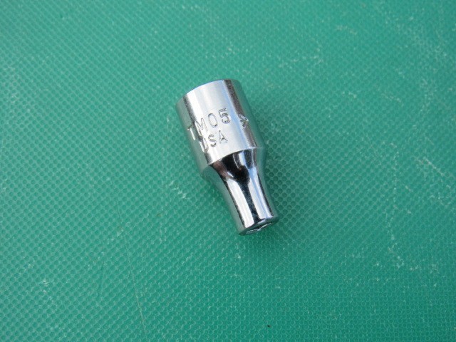 SNAP ON 5/32″ TM05 1/4″ DRIVE SAE 6 POINT SHALLOW UNDERLINE SOCKET TM 05 5/32