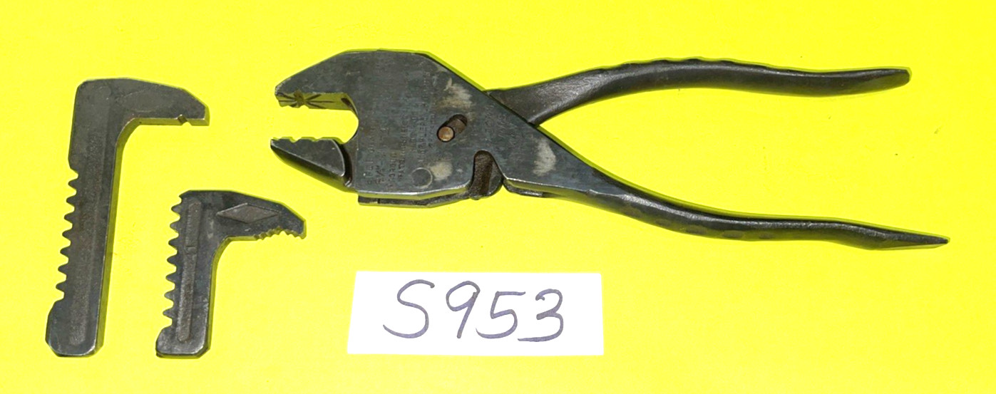 EIFEL TOOLS VINTAGE PLIERENCH & 2 EXTRA HEADS