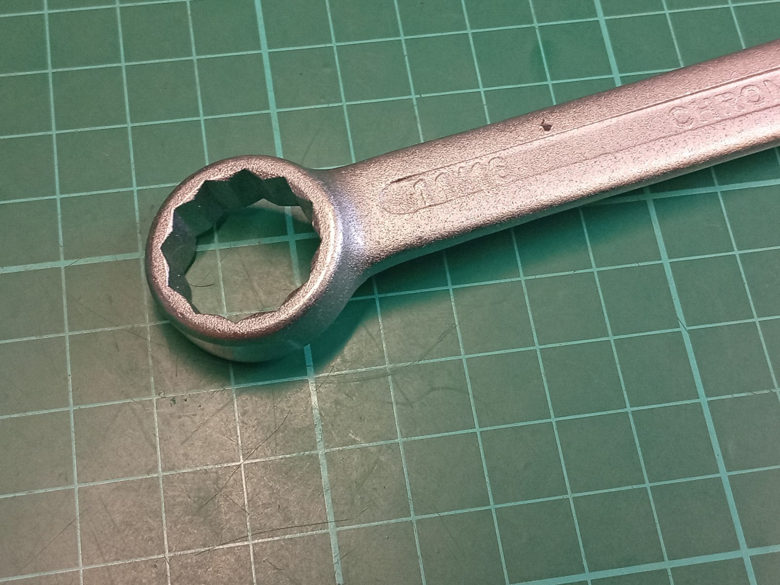 Vintage KAMASA-TOOLS, 11/16″ AF, Chrom-Vanadium, Combination Spanner, W Germany