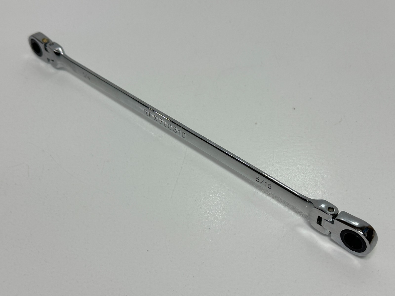 Matco Tools RFXBL0810 SAE 1/4″ x 5/16″ Extra Long Double Flex Ratcheting Wrench
