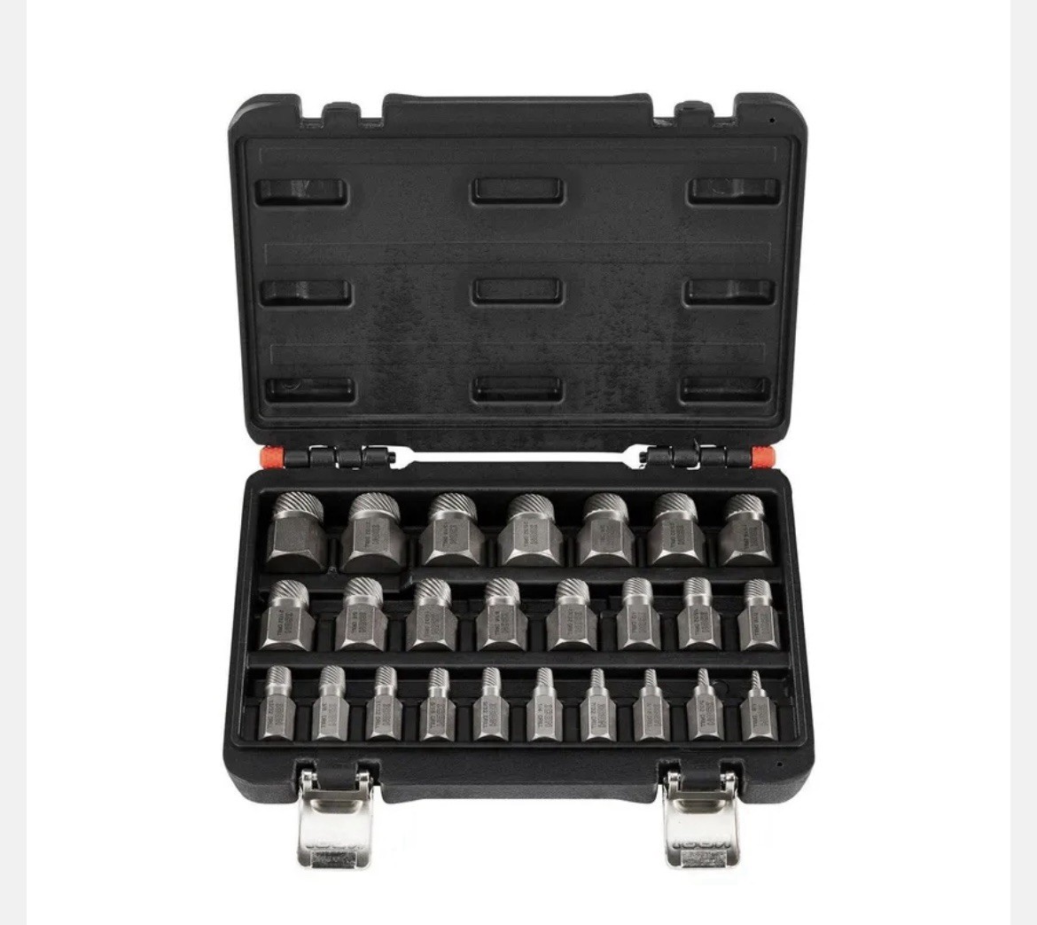 ICON XMS-25 PROFESSIONAL MULTISPLINE EXTRACTOR 25 PIECE SET 58699 *NEW SEALED*
