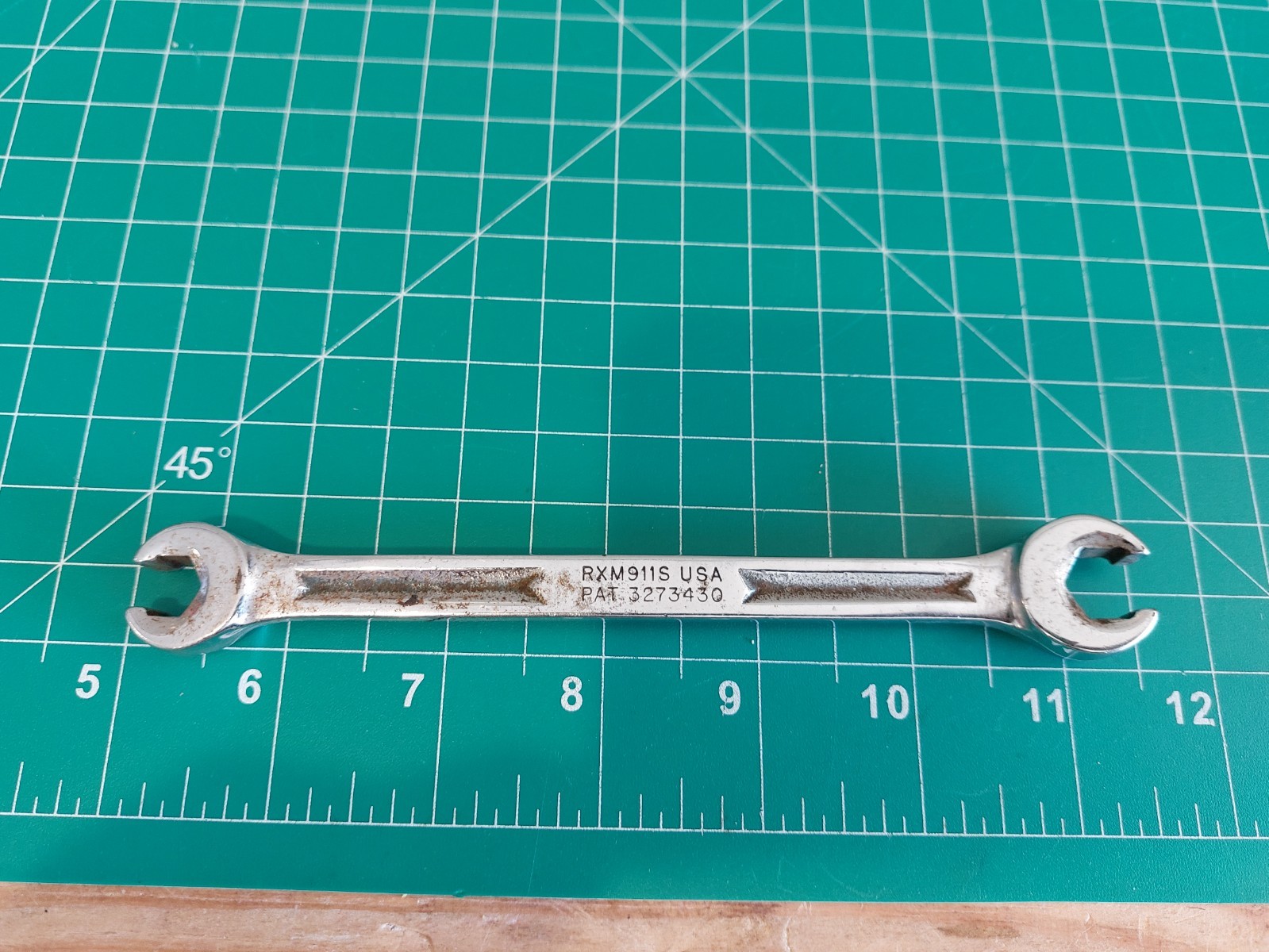 Snap-on Tools RXM911S 9mm X 11mm 6-Point Flare Nut Line Wrench USA